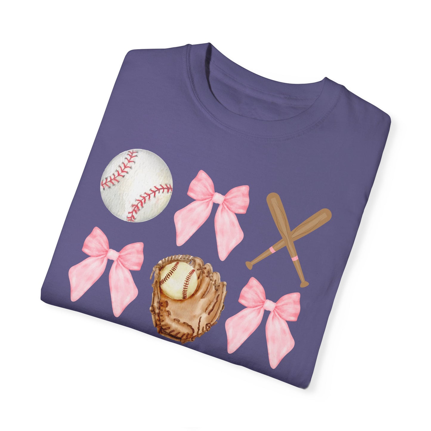 Personalized Coquette Baseball Shirt, Baseball Bow Shirt, Baseball Mom T-Shirt, Baseball Season Tee, Game Day Shirt, Baseball Lover Gift