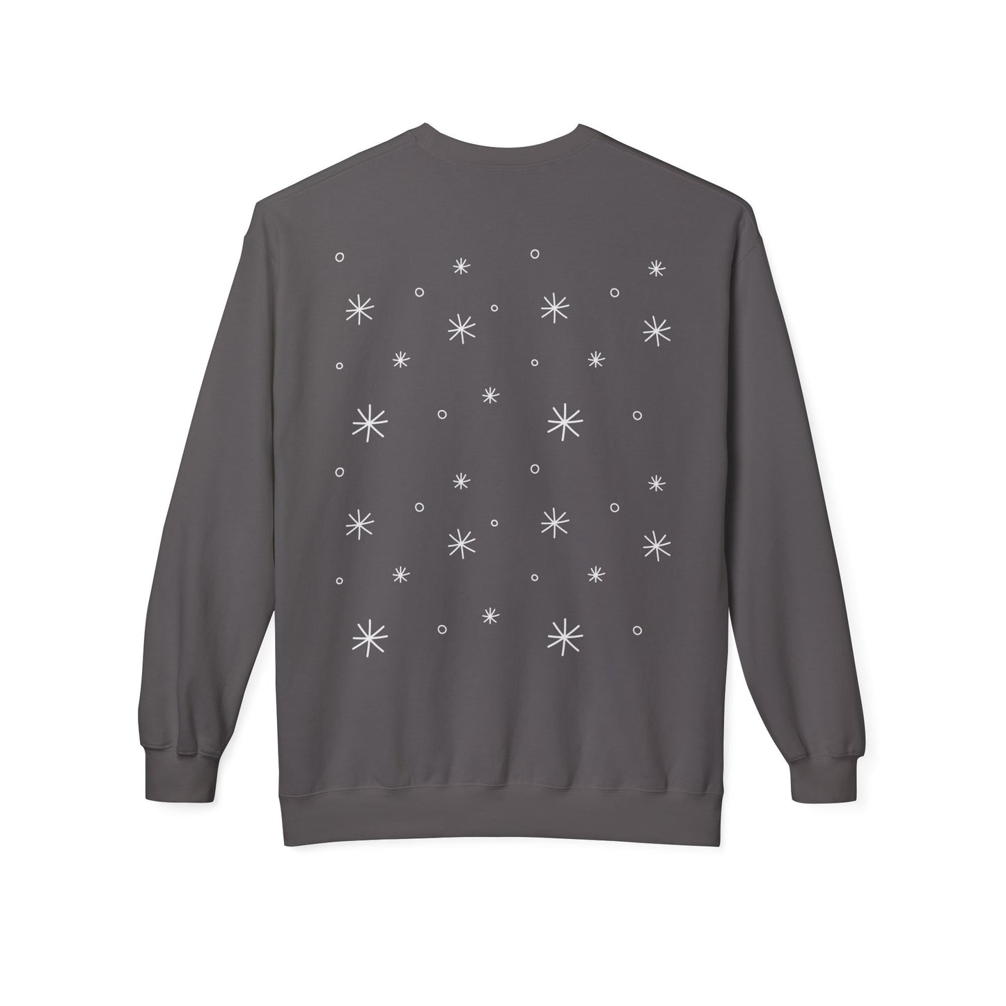 Cozy 'Let It Snow' Fleece Crewneck Sweatshirt