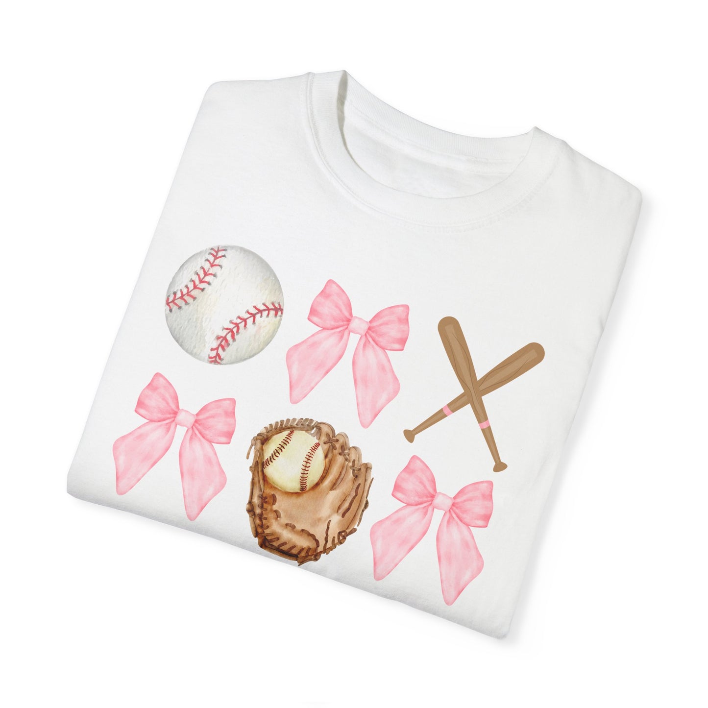 Personalized Coquette Baseball Shirt, Baseball Bow Shirt, Baseball Mom T-Shirt, Baseball Season Tee, Game Day Shirt, Baseball Lover Gift