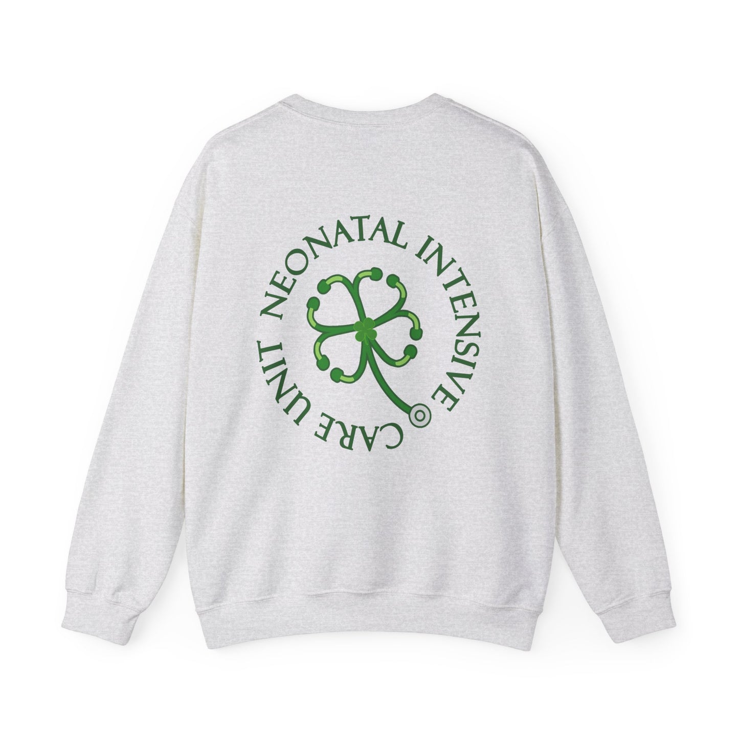 Kiss Me St. Patrick's Day Sweatshirt for NICU Nurse | Shamrock Sweatshirt for NICU RN