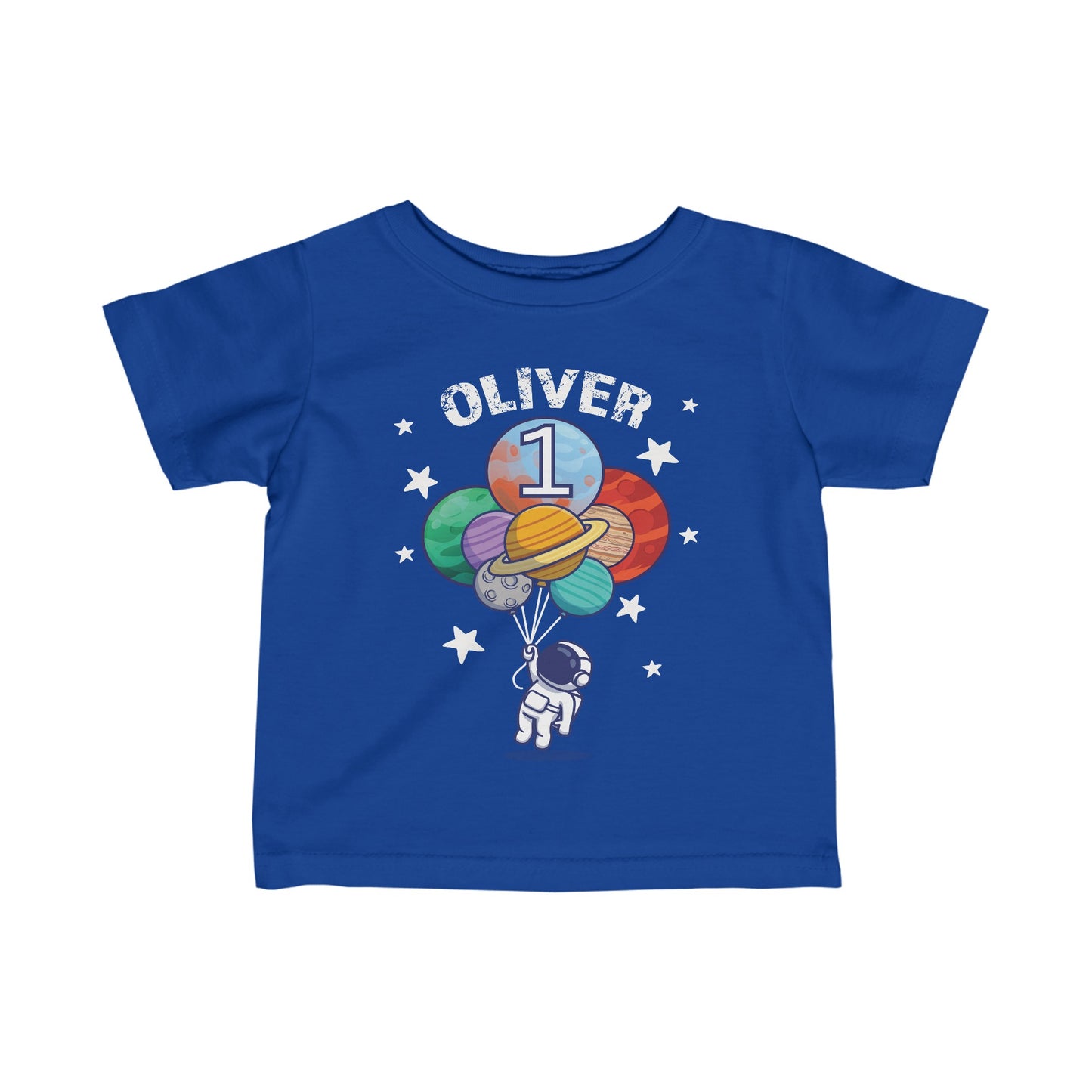 Personalized Birthday Shirt | First Birthday | Outerspace T-Shirt