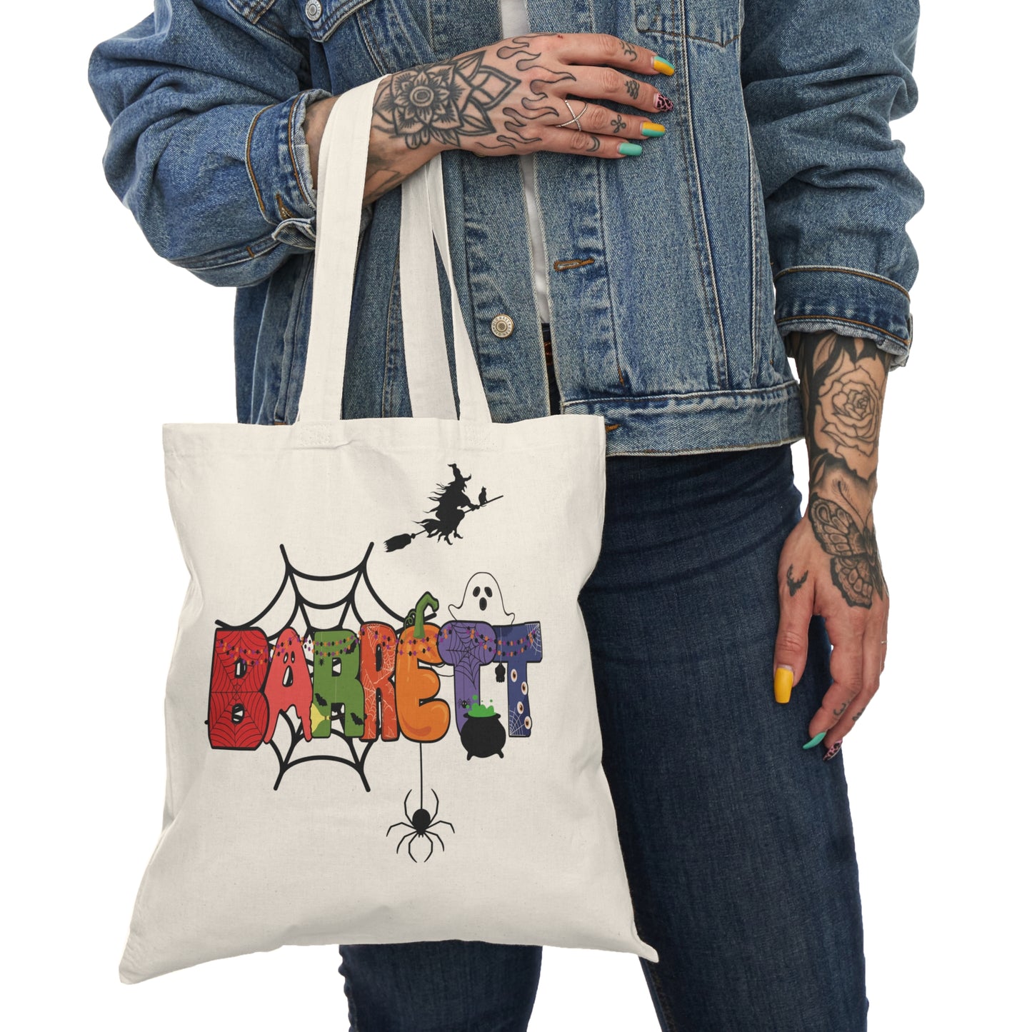 Personalized Halloween Treat Bag - Custom Letter Boo Bag