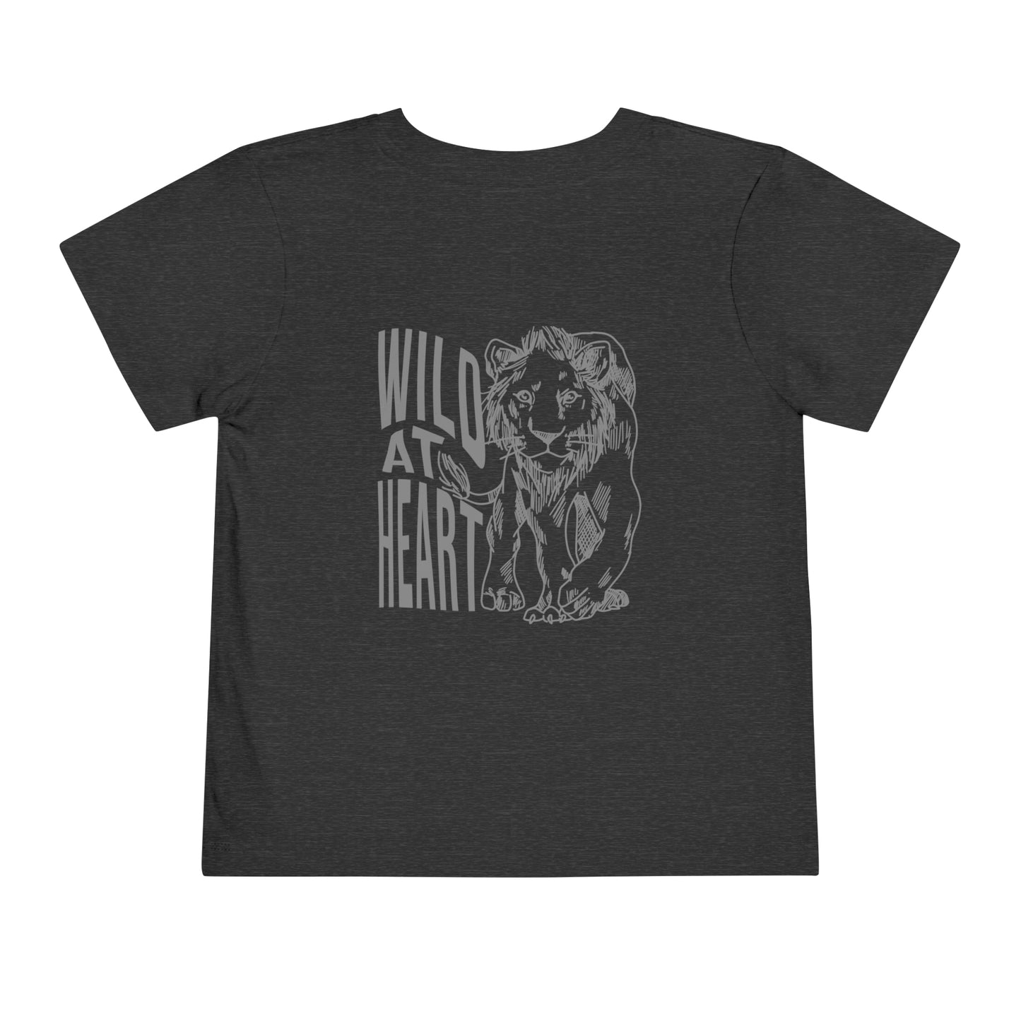 "Wild at Heart" Toddler Tee | Lion Shirt for Wild Kids