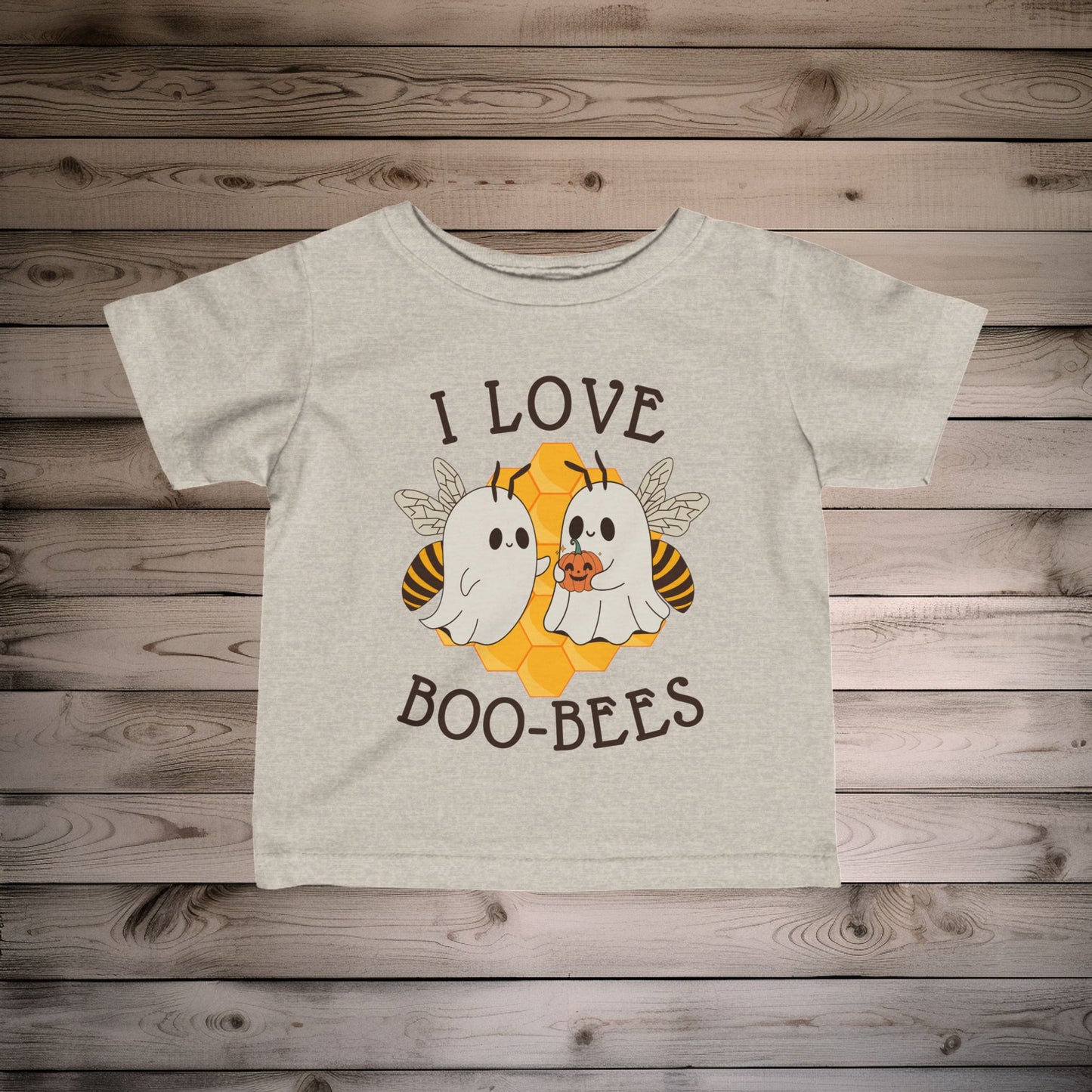 I Love Boo-Bees - Funny Breastfeeding Halloween T-shirt for Baby