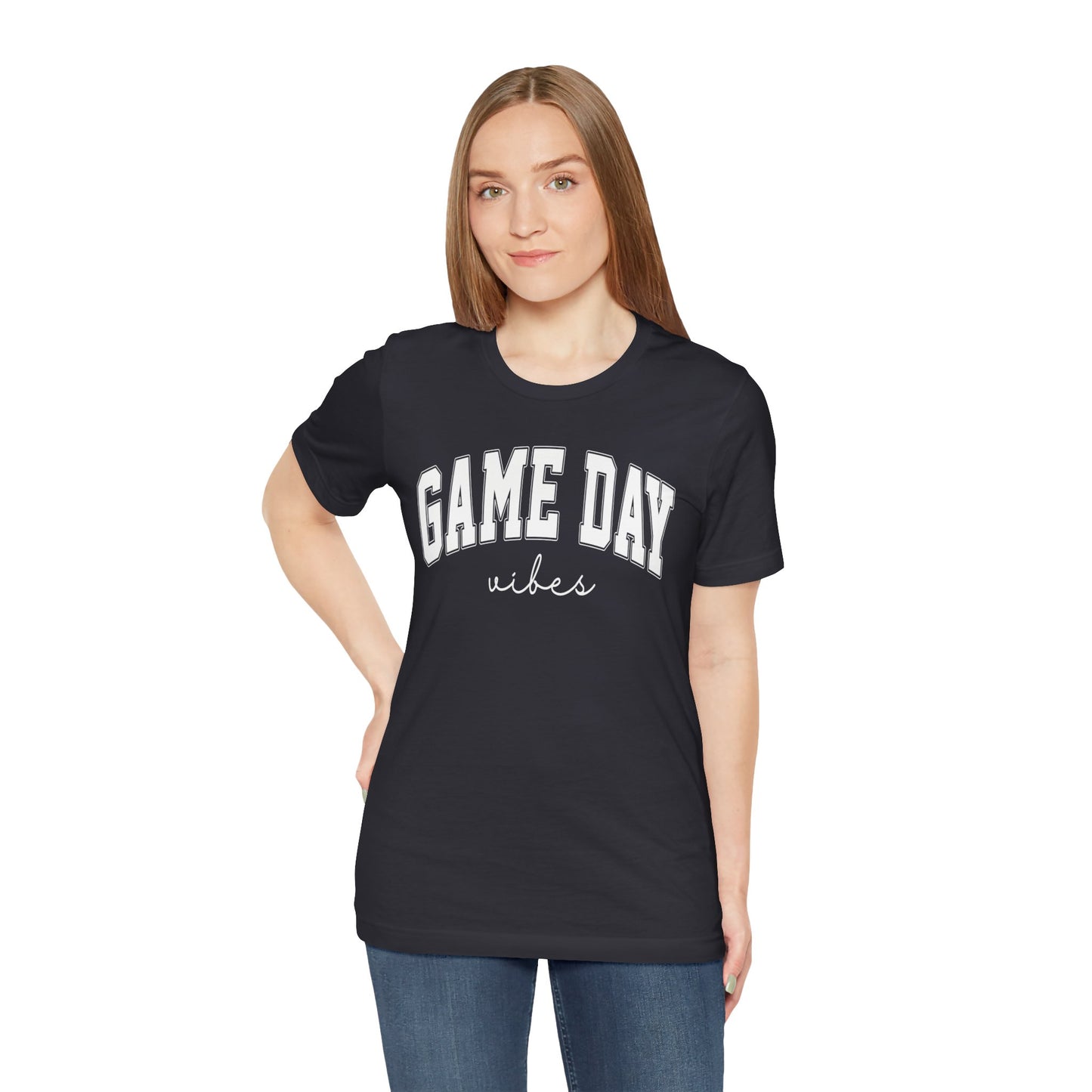 Game Day Vibes - Unisex Jersey Lightweight Tee