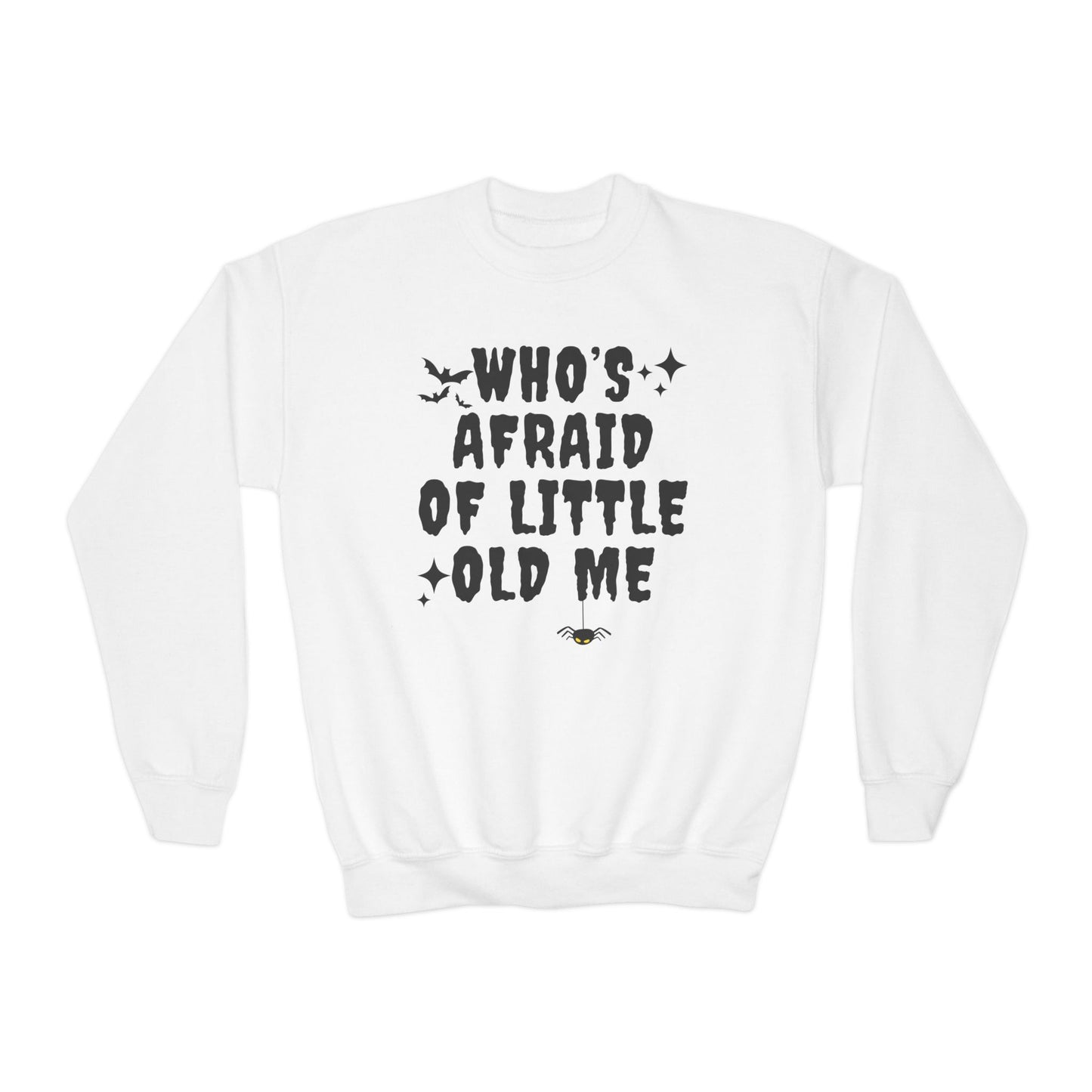 Who's Afraid | Girls Halloween Sweatshirt