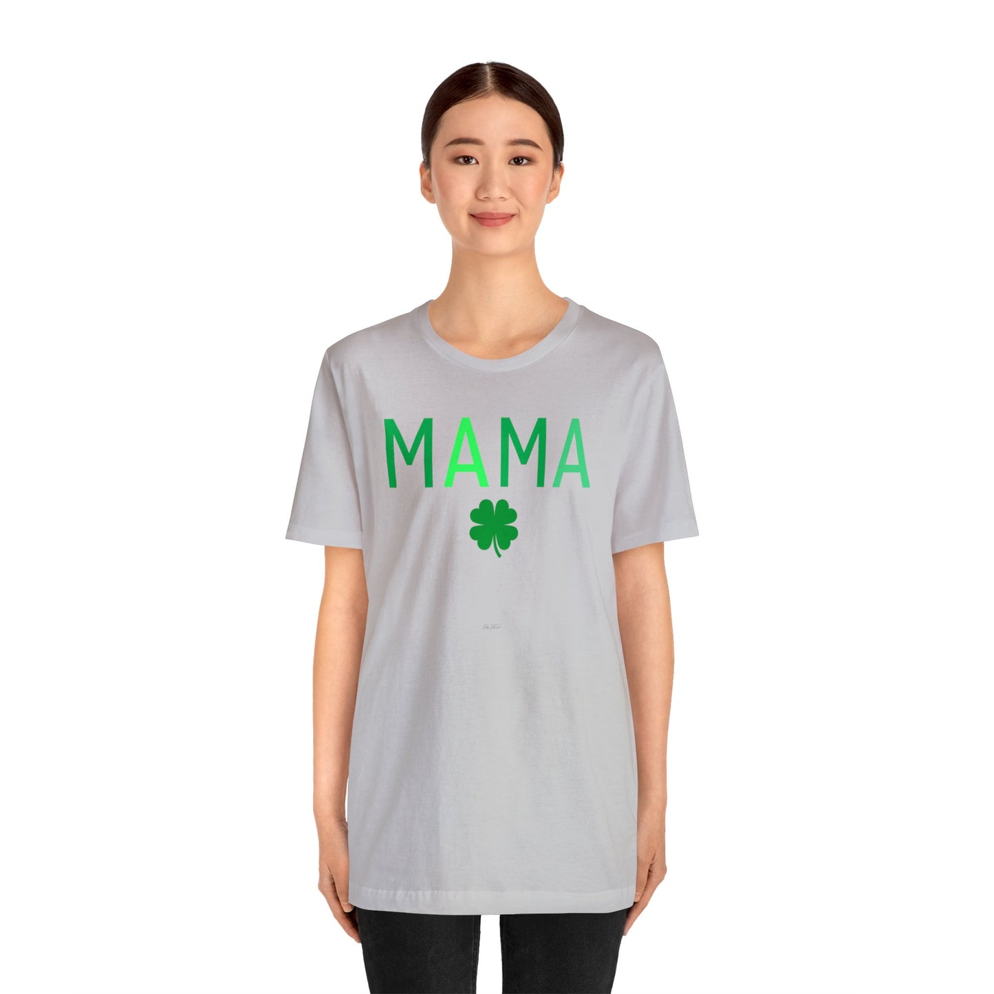 MAMA" St. Patrick's Day Shirt | Mom and Me Set | Unisex Jersey Short Sleeve Tee
