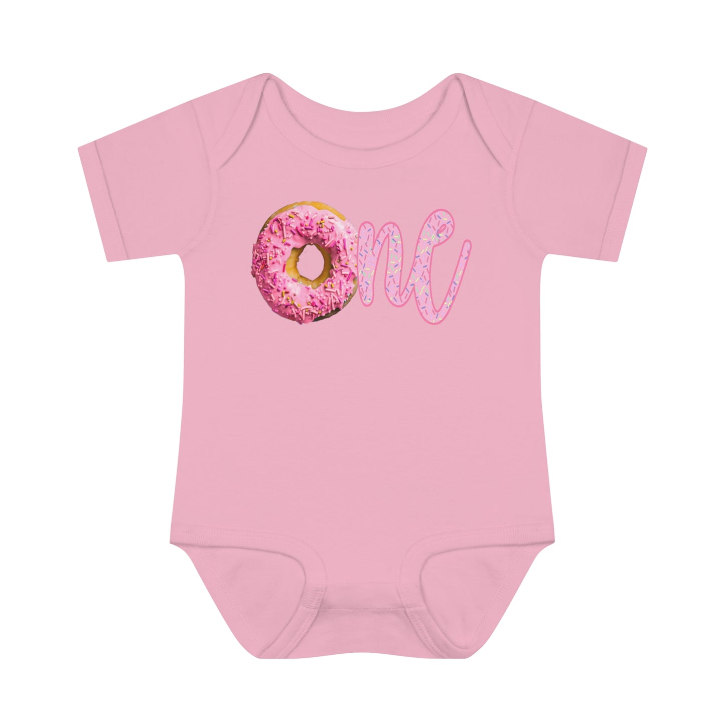 First Birthday Onesie | Pink Donut