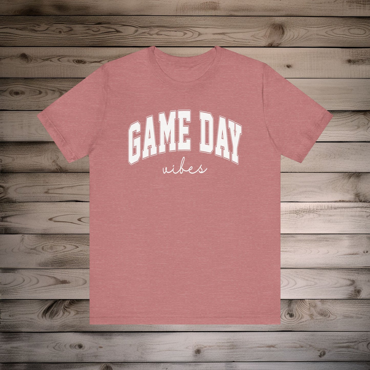 Game Day Vibes - Unisex Jersey Lightweight Tee