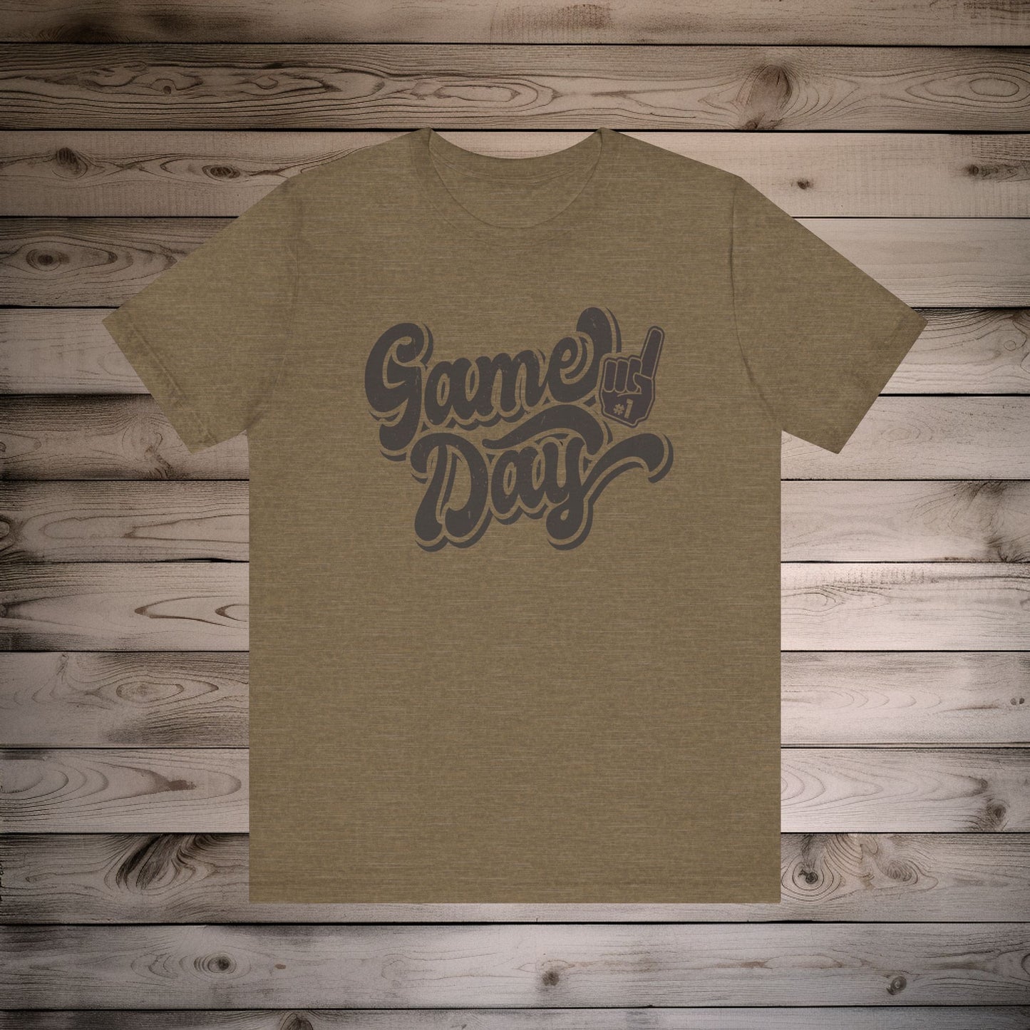 Game Day Vintage #1 Fan - Unisex Jersey Short Sleeve Tee