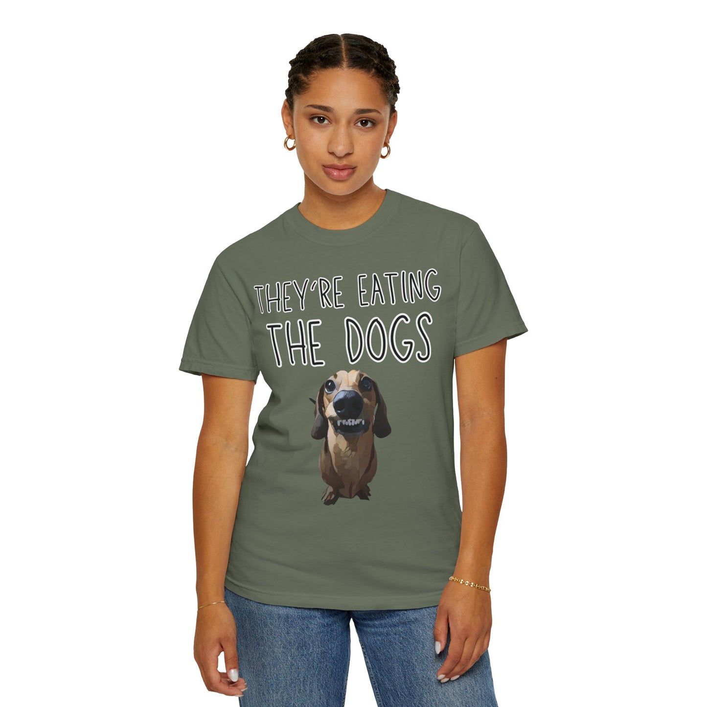 They’re Eating the Dogs! Personalized Dog T-Shirt