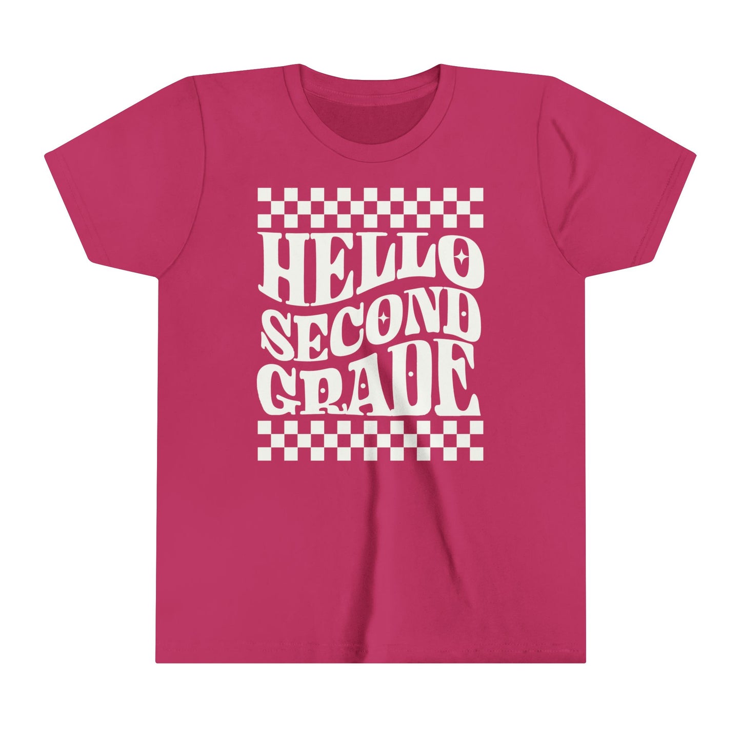 Hello Second Grade | First Day of School Kids Shirt