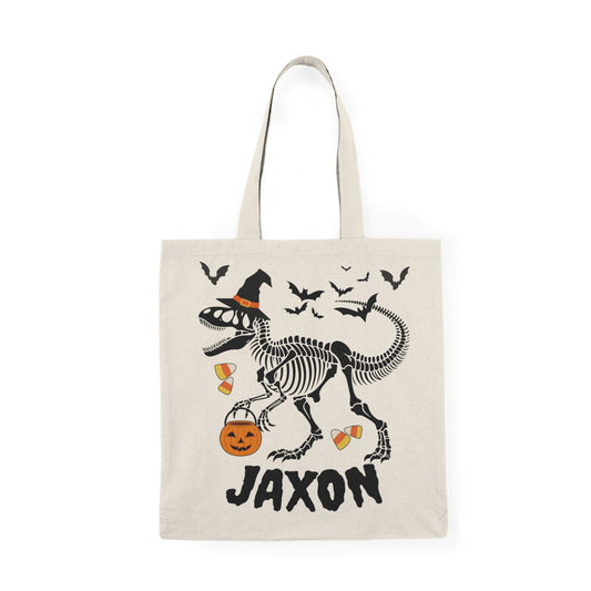 Personalized Halloween Treat Bag - SpookySaurus