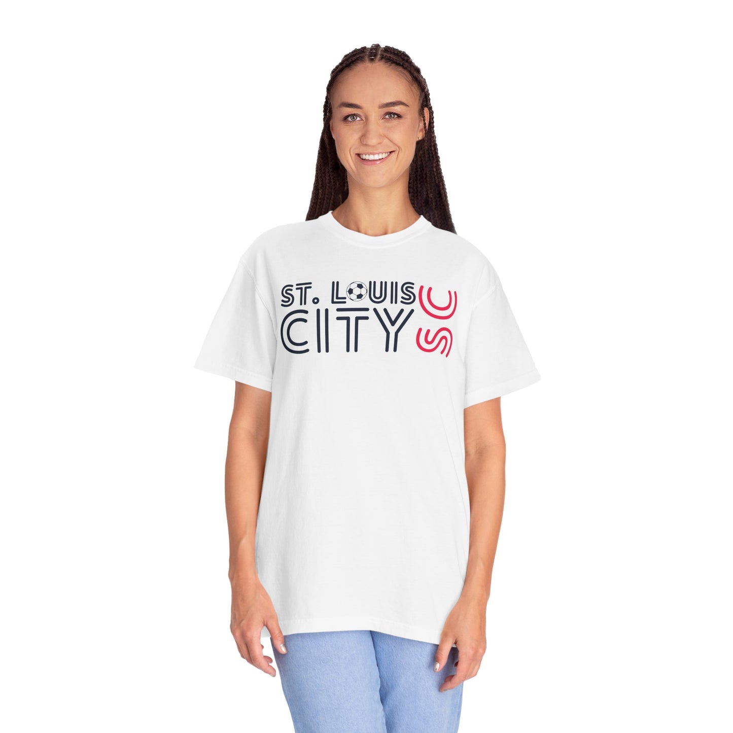 St. Louis City Soccer T-Shirt | Minimalist | Comfort Colors Tee