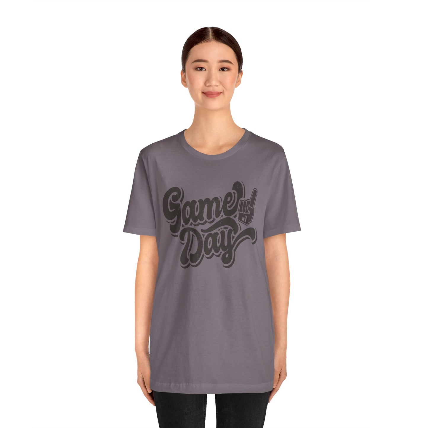 Game Day Vintage #1 Fan - Unisex Jersey Short Sleeve Tee