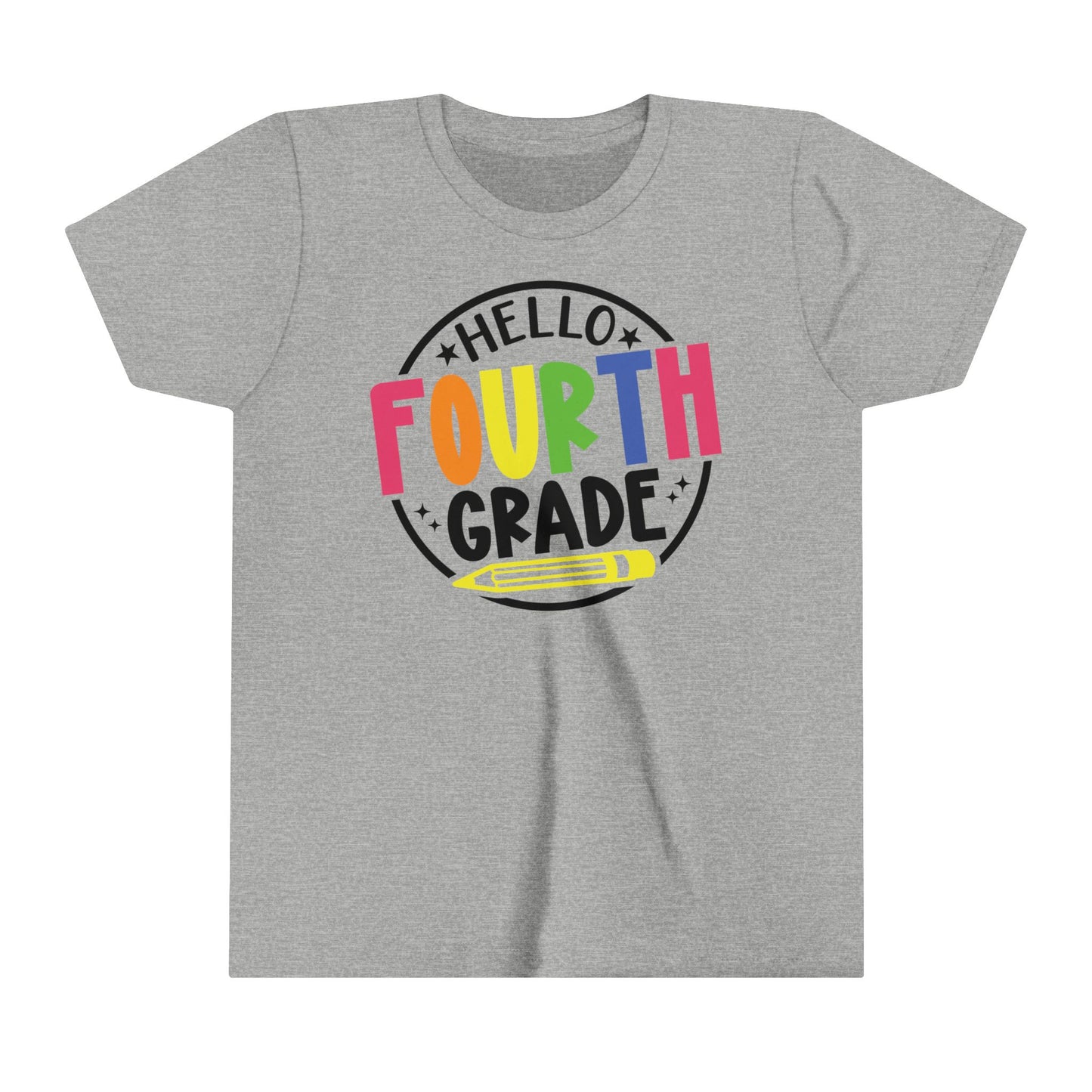 Hello Fourth Grade | Back To School Shirt | First Day Of School T-Shirt