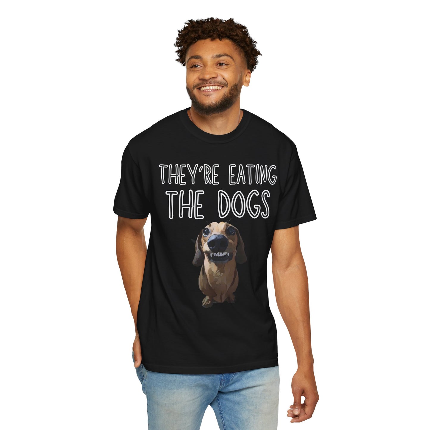 They’re Eating the Dogs! Personalized Dog T-Shirt