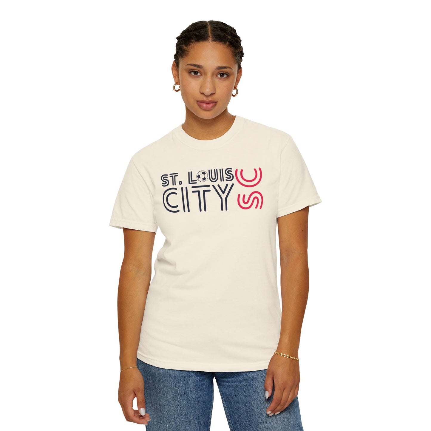 St. Louis City Soccer T-Shirt | Minimalist | Comfort Colors Tee