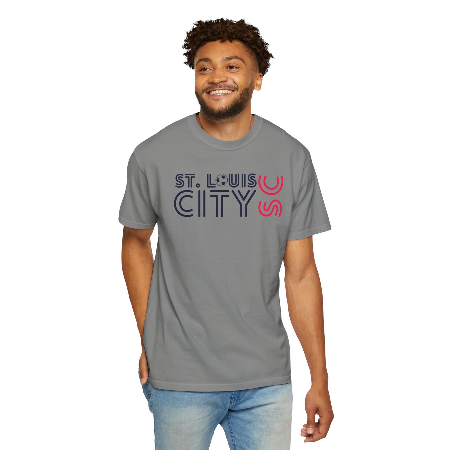 St. Louis City Soccer T-Shirt | Minimalist | Comfort Colors Tee