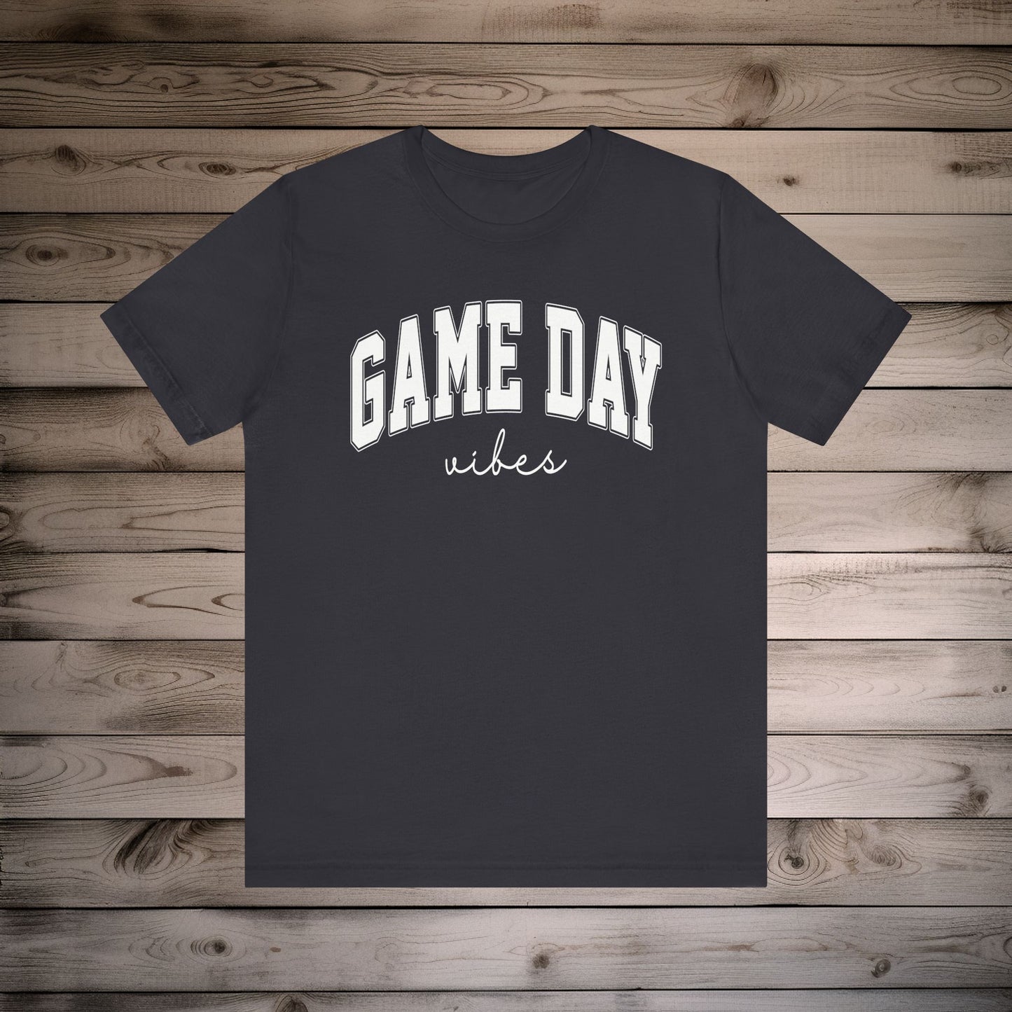 Game Day Vibes - Unisex Jersey Lightweight Tee