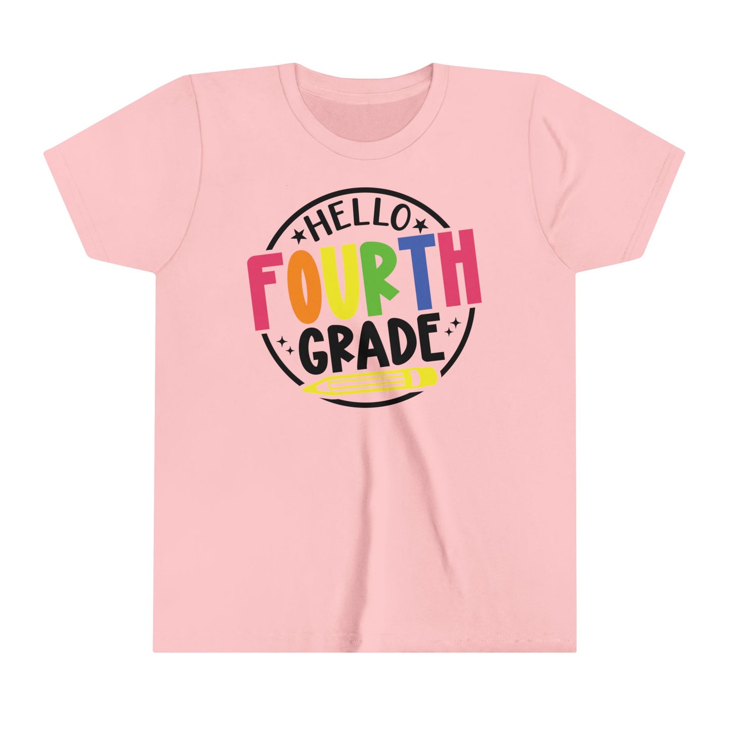 Hello Fourth Grade | Back To School Shirt | First Day Of School T-Shirt