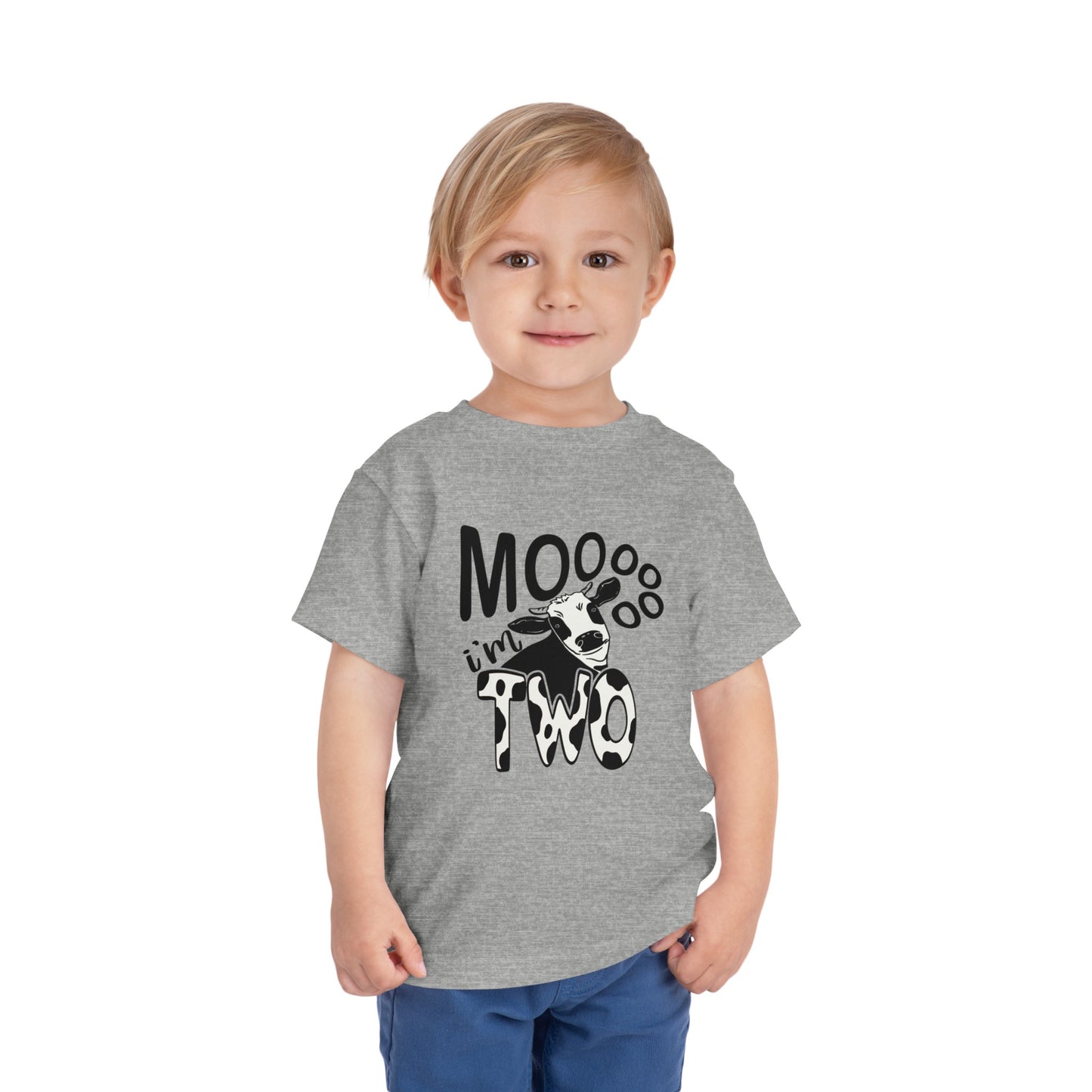 Moo I'm Two | Cow 2nd Birthday T-Shirt