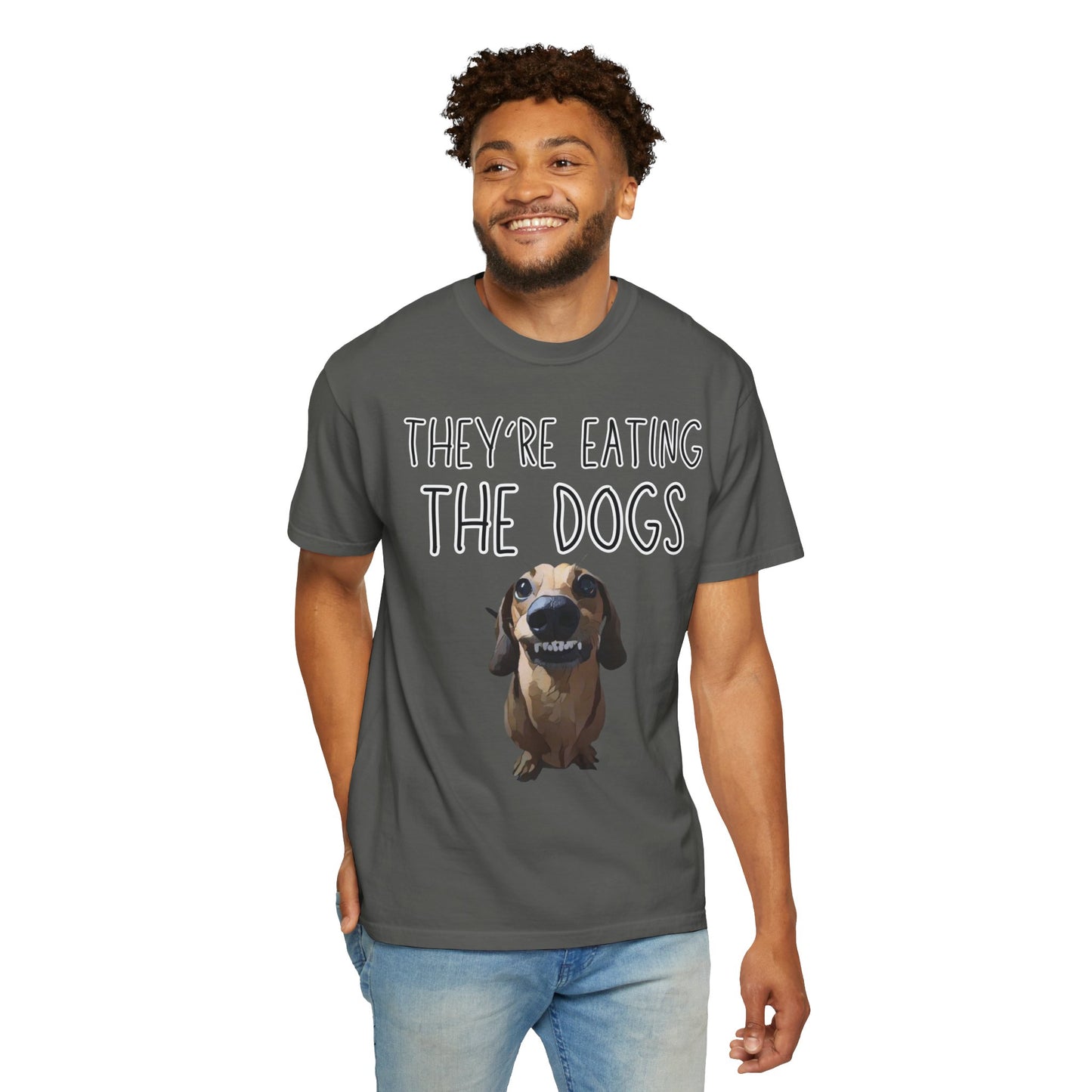 They’re Eating the Dogs! Personalized Dog T-Shirt