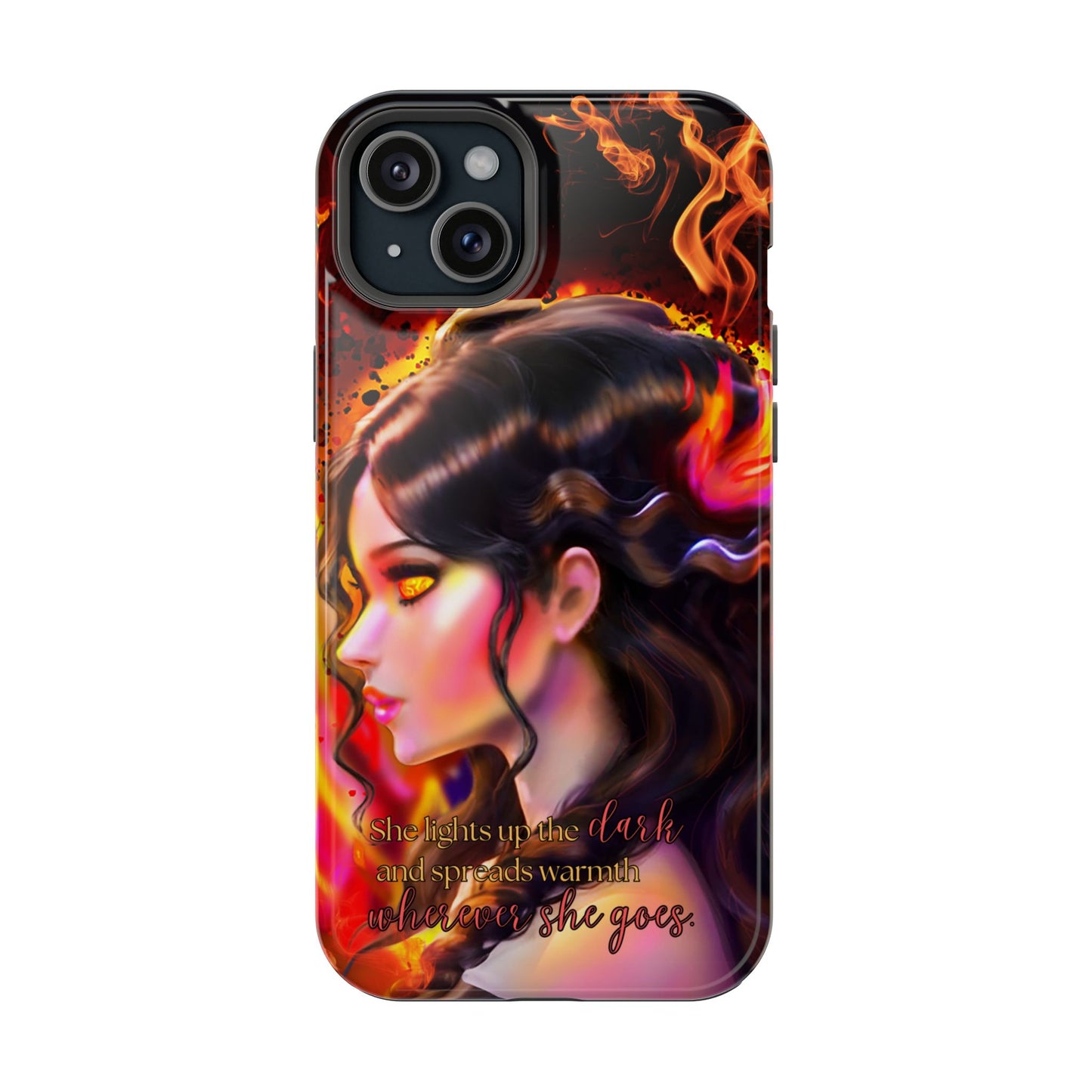 Anime Magnetic Phone Case | Fire Goddess Original Art