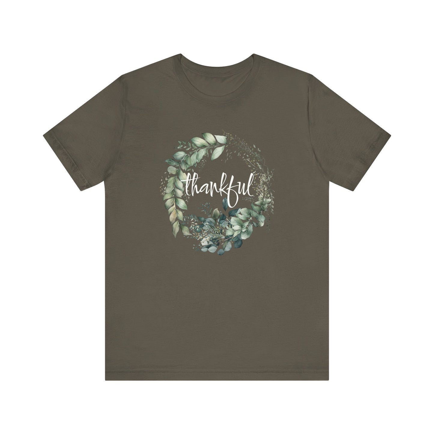 Adult "Thankful" - Unisex Jersey Short Sleeve Tee