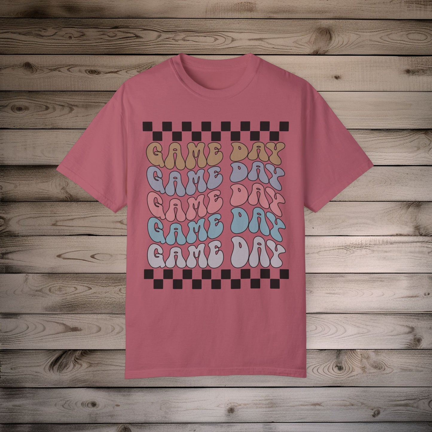 Game Day | Retro Checkers | Unisex Relaxed T-shirt