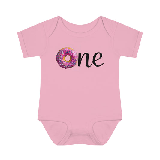 First Birthday Onesie -Pink Donut