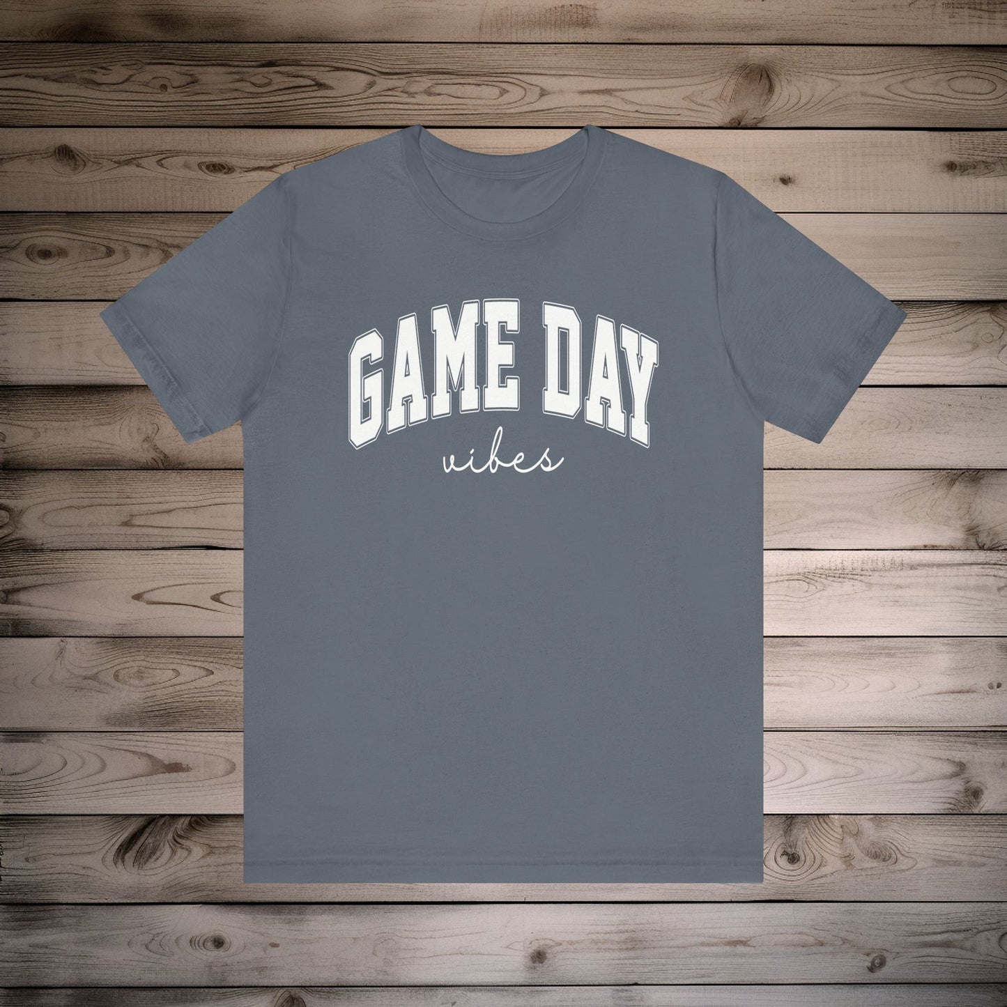 Game Day Vibes - Unisex Jersey Lightweight Tee