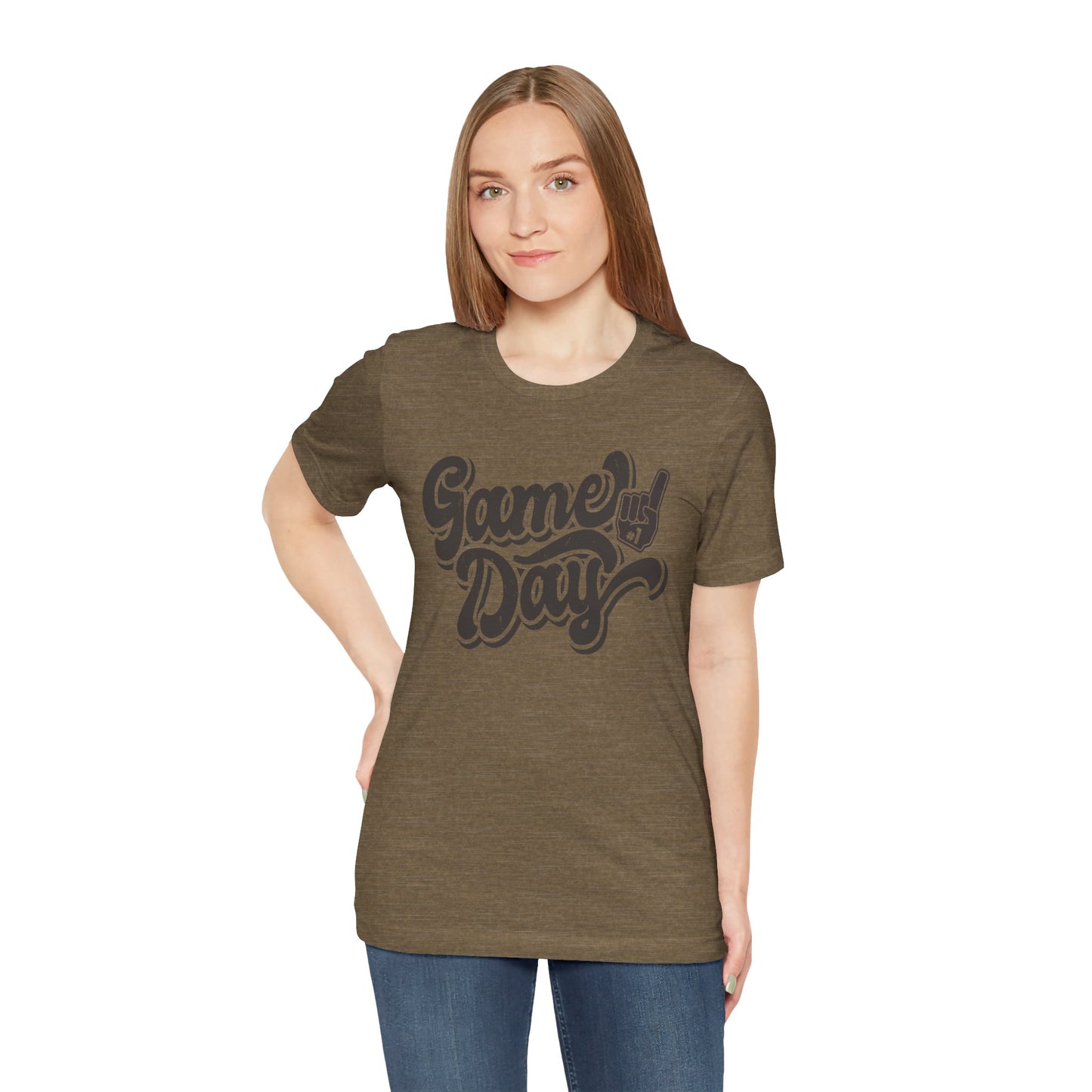 Game Day Vintage #1 Fan - Unisex Jersey Short Sleeve Tee