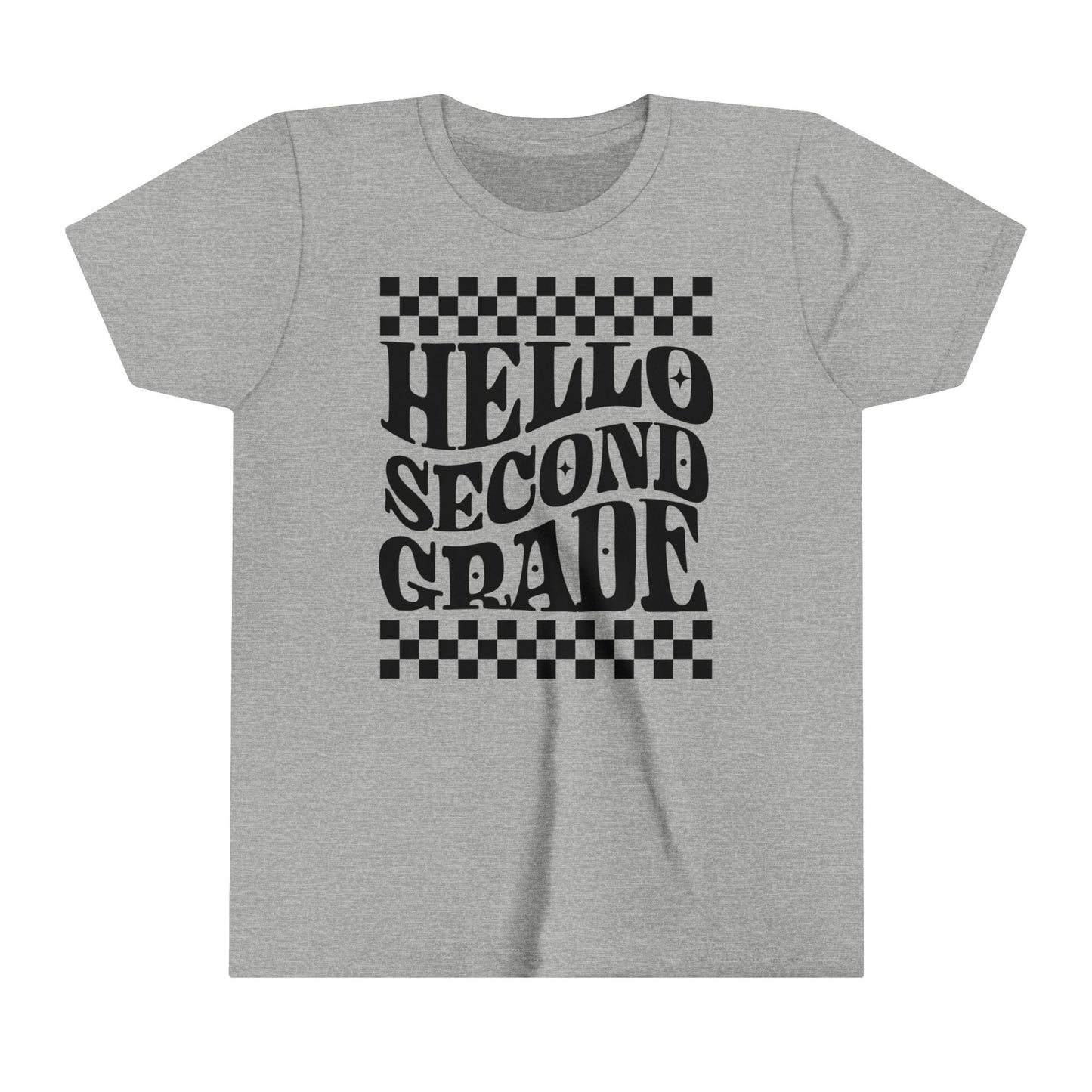 Hello Second Grade | First Day of School Kids Shirt