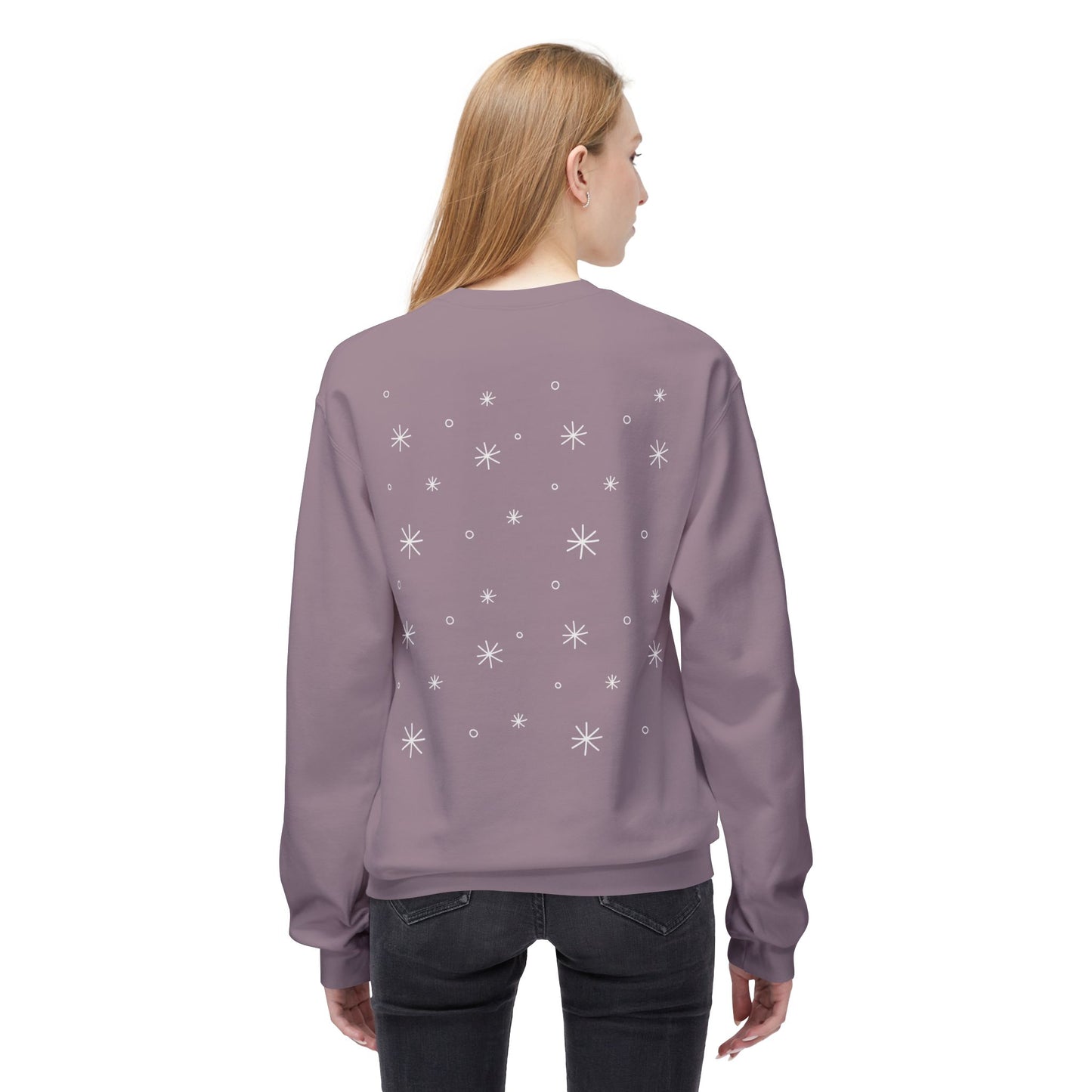 Cozy 'Let It Snow' Fleece Crewneck Sweatshirt