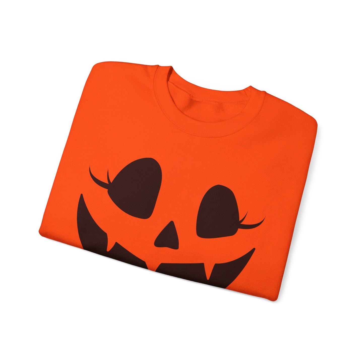 Girly Pumpkin | Adult Unisex Halloween Sweatshirt