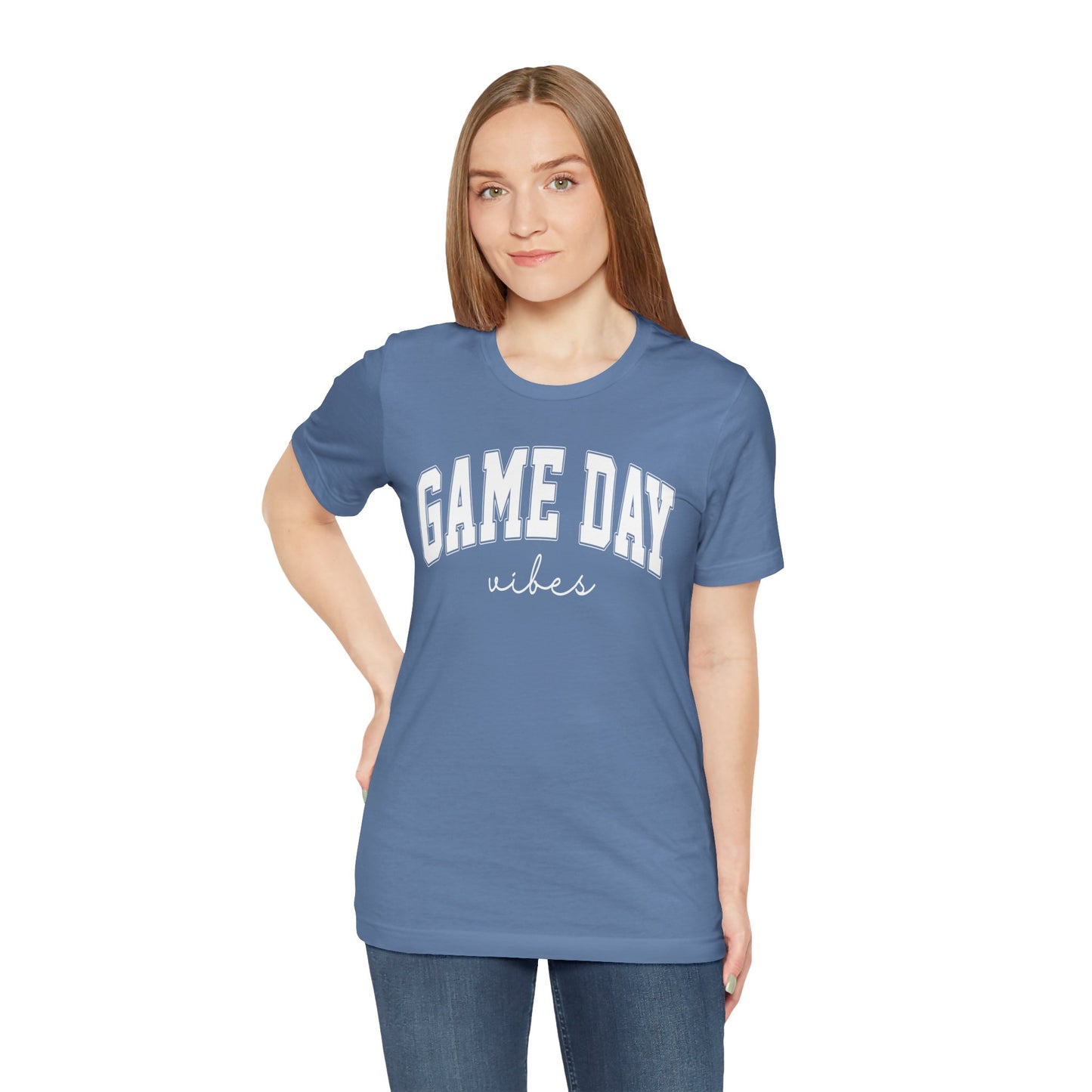 Game Day Vibes - Unisex Jersey Lightweight Tee