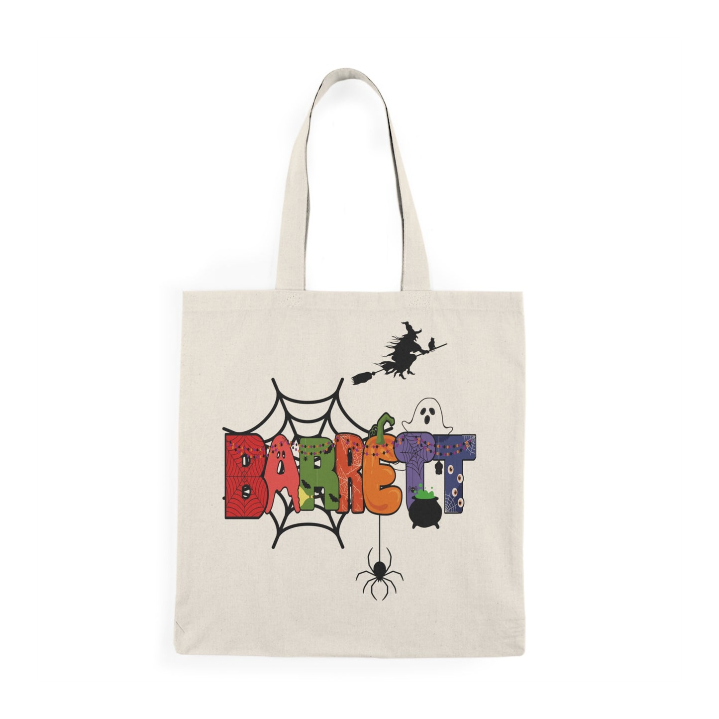 Personalized Halloween Treat Bag - Custom Letter Boo Bag