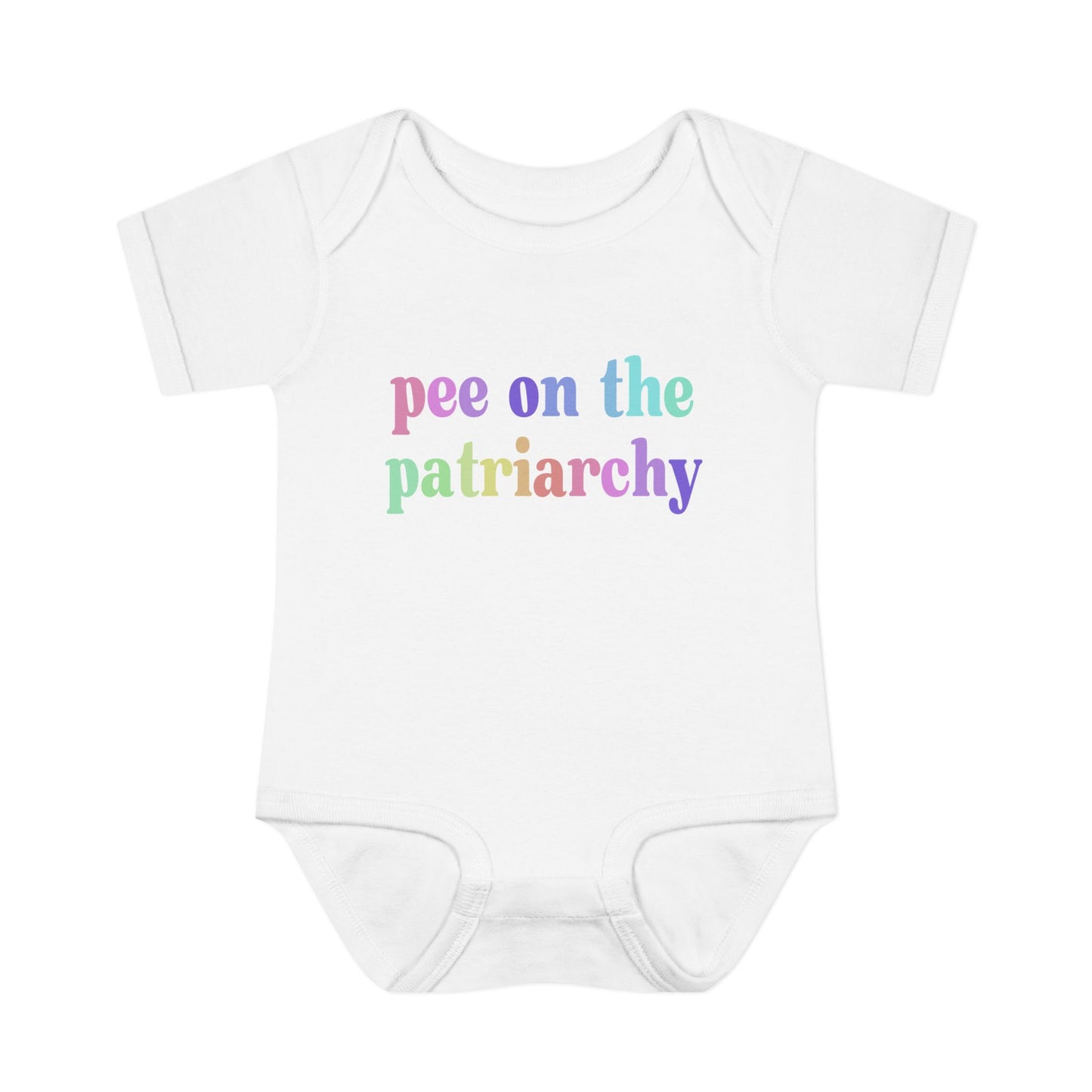 Pee On The Patriarchy Baby Bodysuit, Funny Baby Shower Gift, Female Empowerment Clothing, Social Justice Gift for Newborn