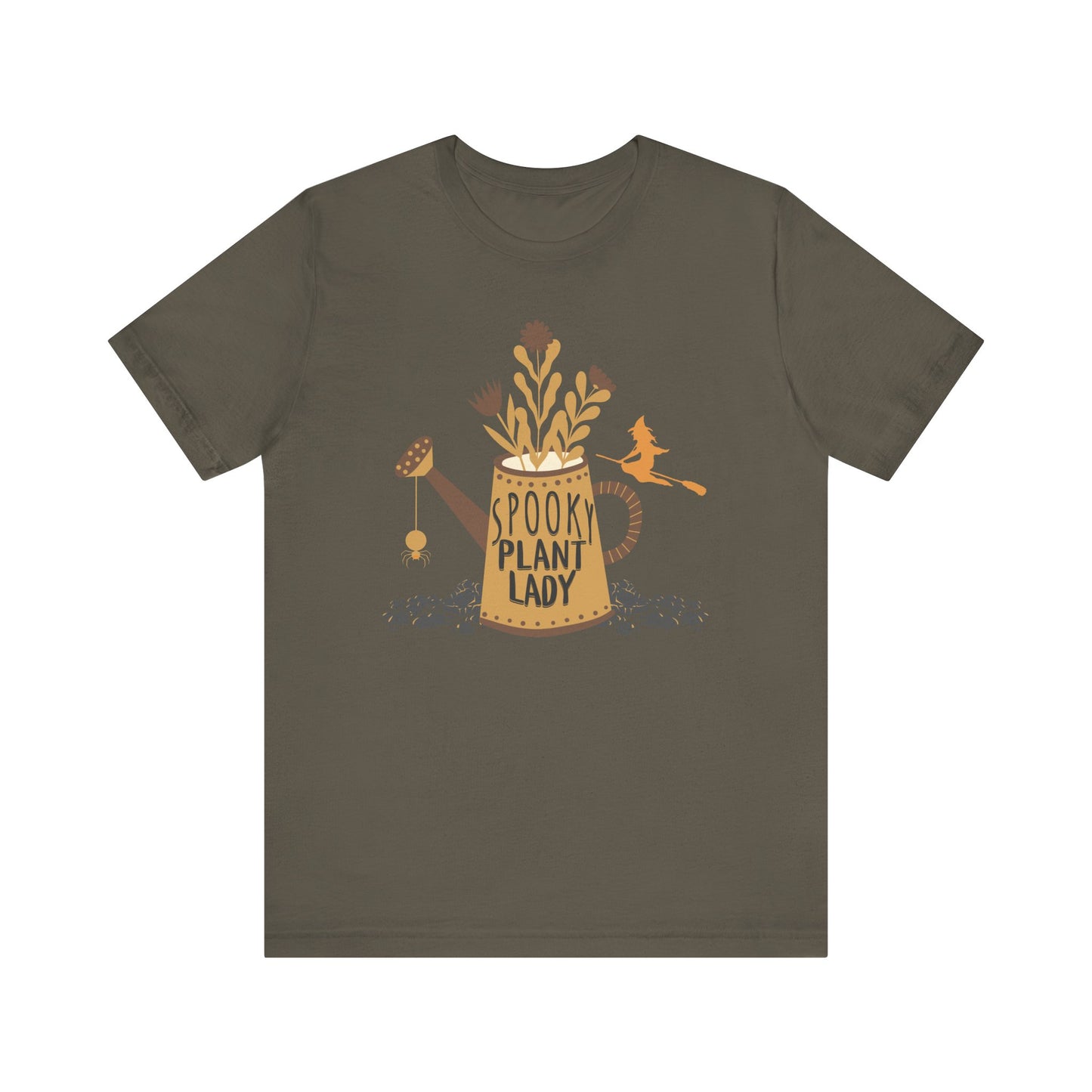 Adult "Spooky Plant Lady" - Plant Lover Unisex Jersey Short Sleeve Tee