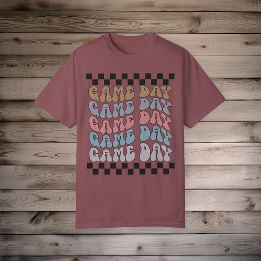 Game Day | Retro Checkers | Unisex Relaxed T-shirt