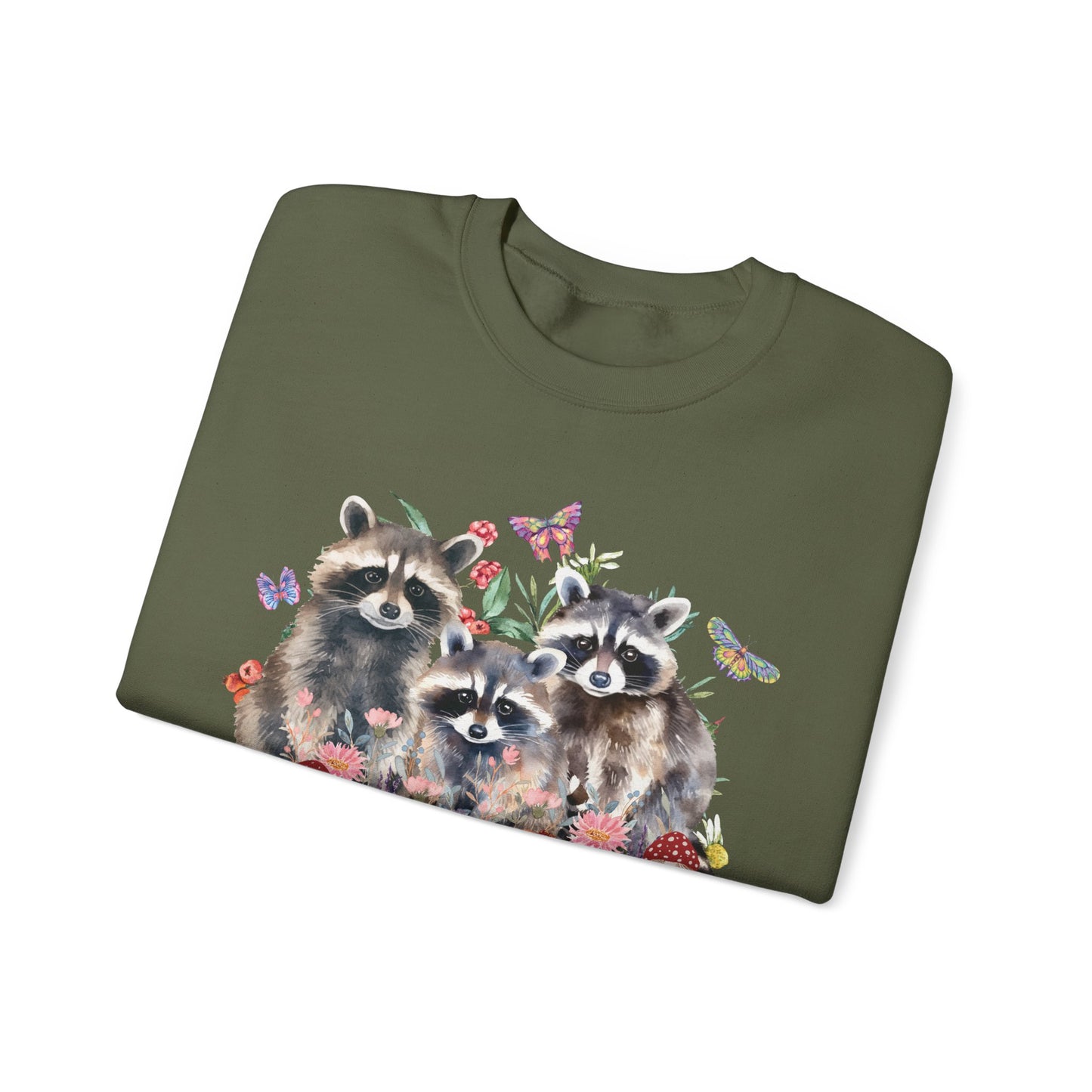 Vintage Raccoon Crewneck Sweatshirt