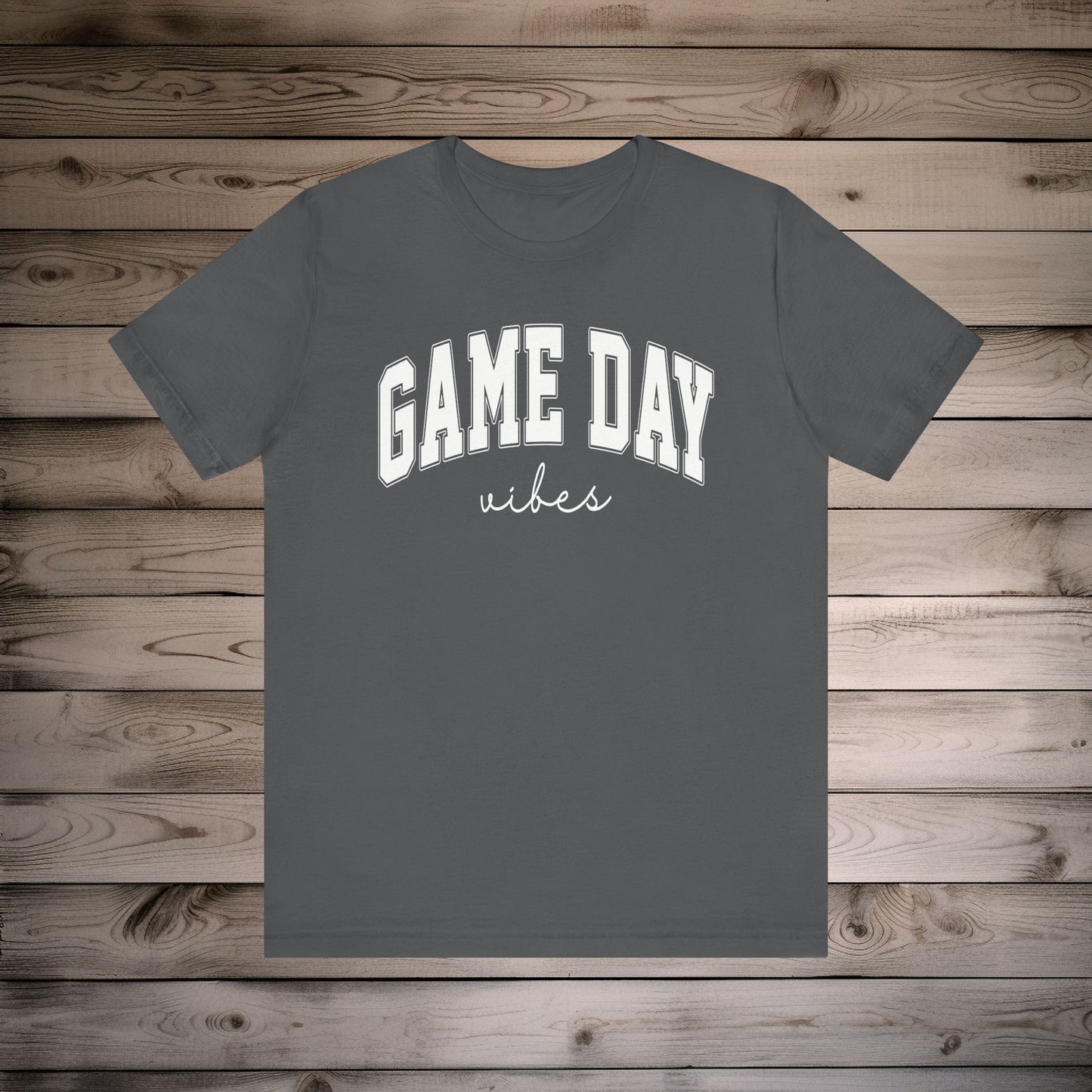 Game Day Vibes - Unisex Jersey Lightweight Tee