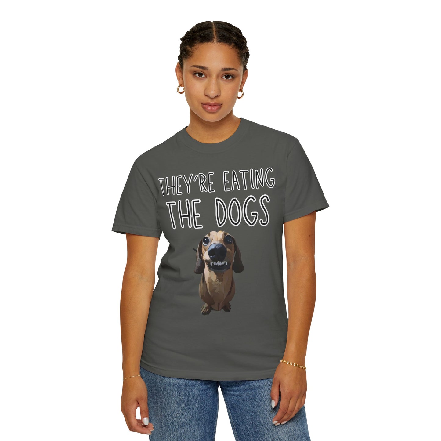 They’re Eating the Dogs! Personalized Dog T-Shirt