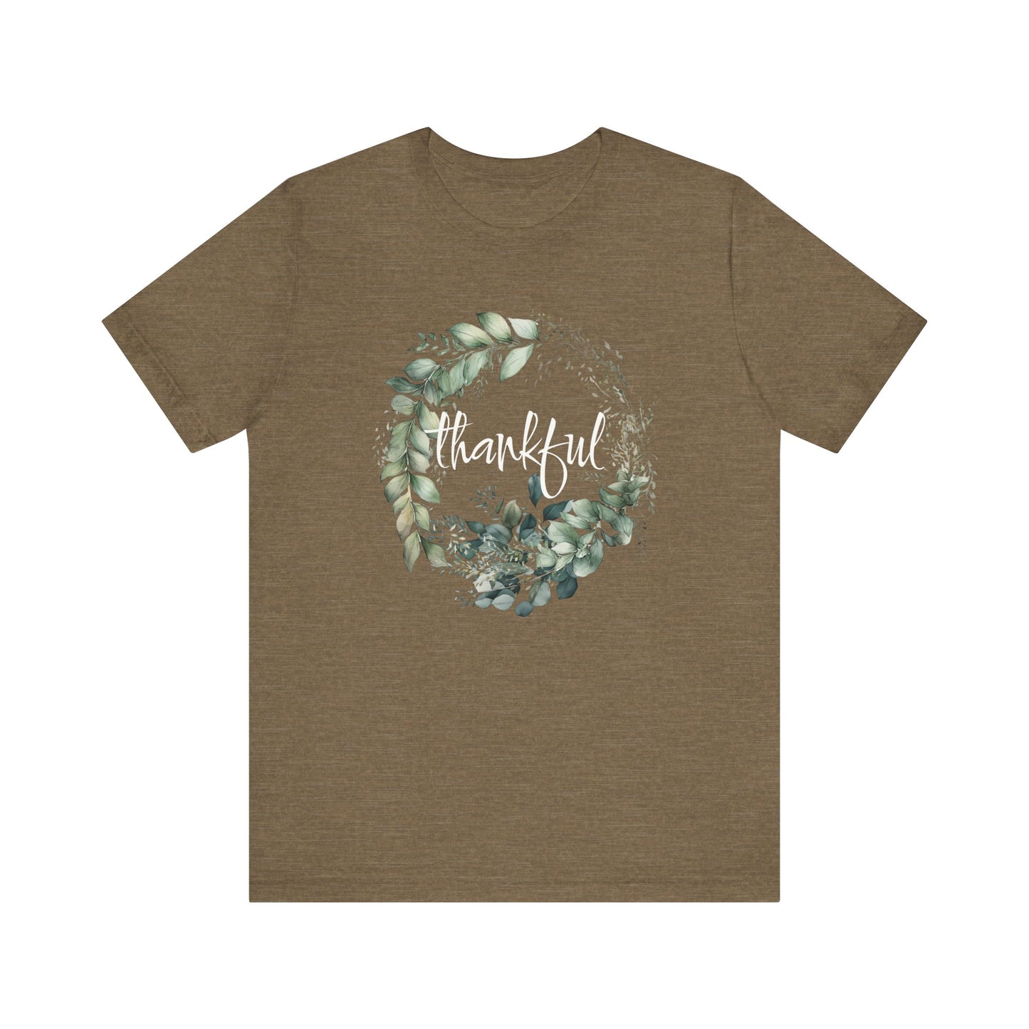 Adult "Thankful" - Unisex Jersey Short Sleeve Tee