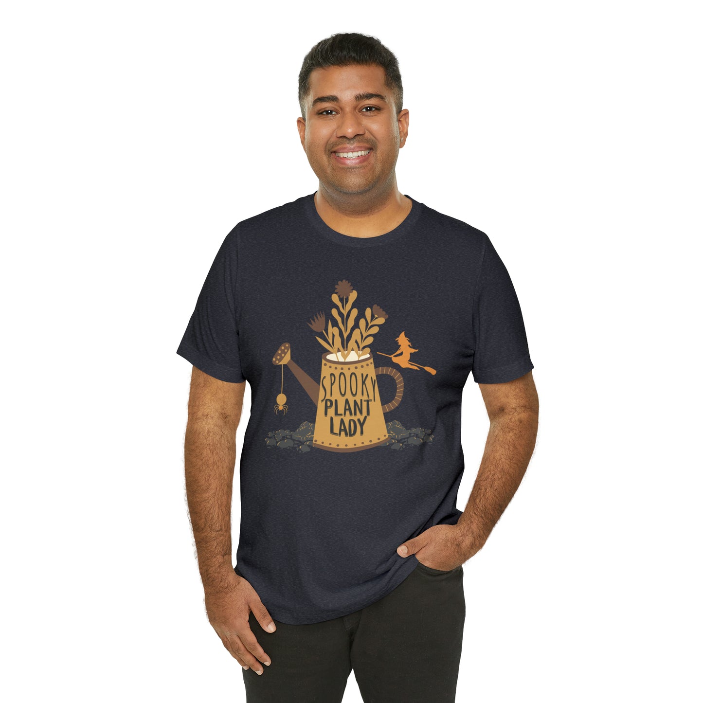 Adult "Spooky Plant Lady" - Plant Lover Unisex Jersey Short Sleeve Tee