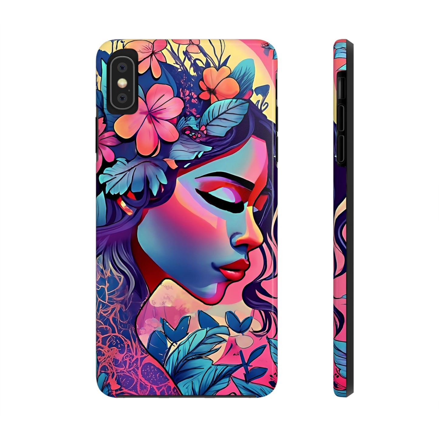 Anime iPhone Case | Water Goddess Original Art | iPhone X, iPhone 11, iPhone 12, iPhone 13, iPhone 14