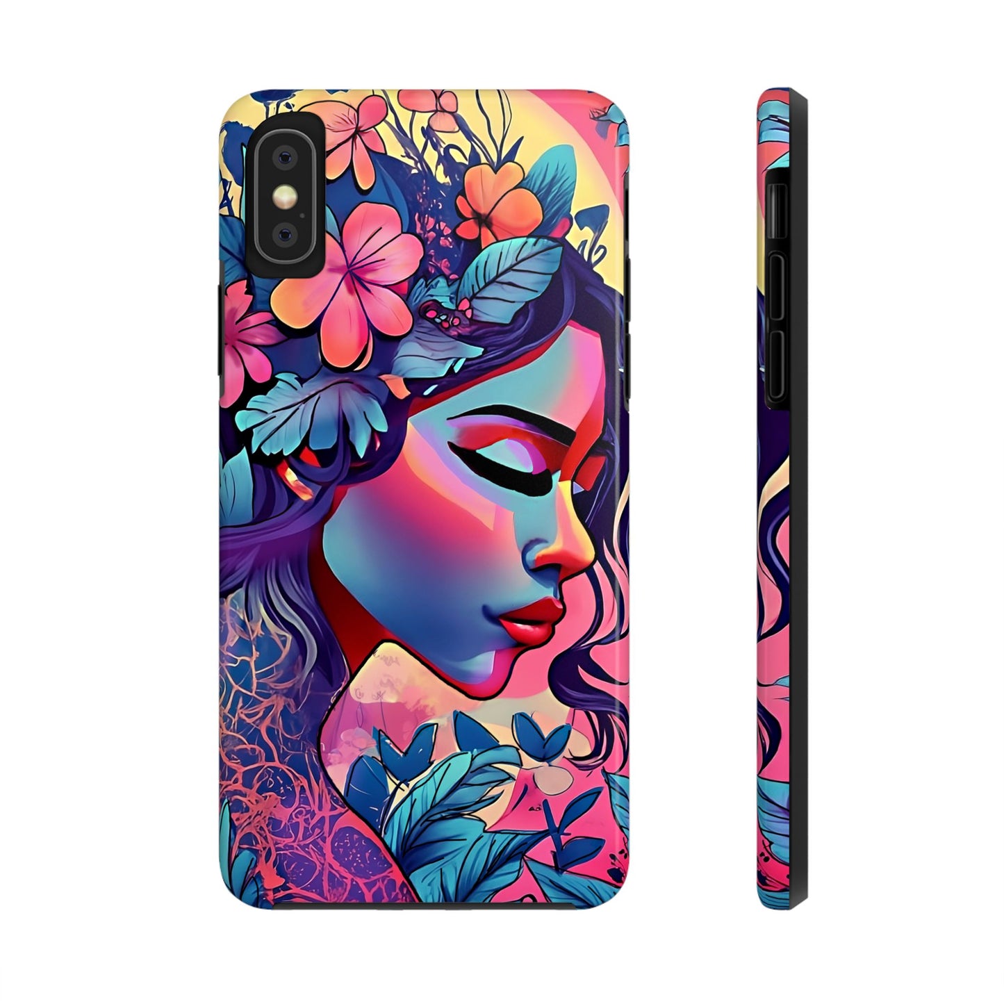 Anime iPhone Case | Water Goddess Original Art | iPhone X, iPhone 11, iPhone 12, iPhone 13, iPhone 14