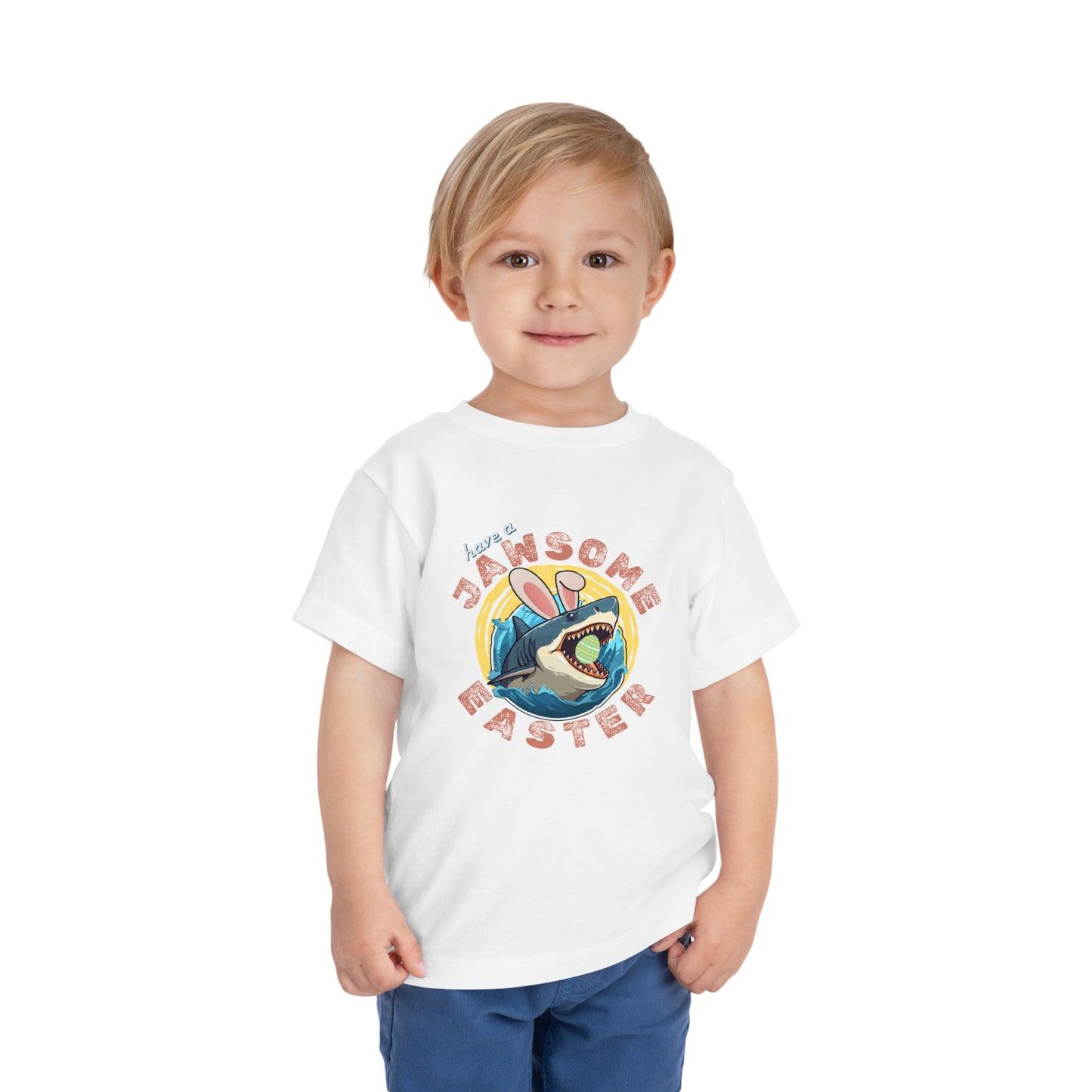 "Have A Jawsome Easter" Toddler Tee | Shark Easter Shirt for Kid