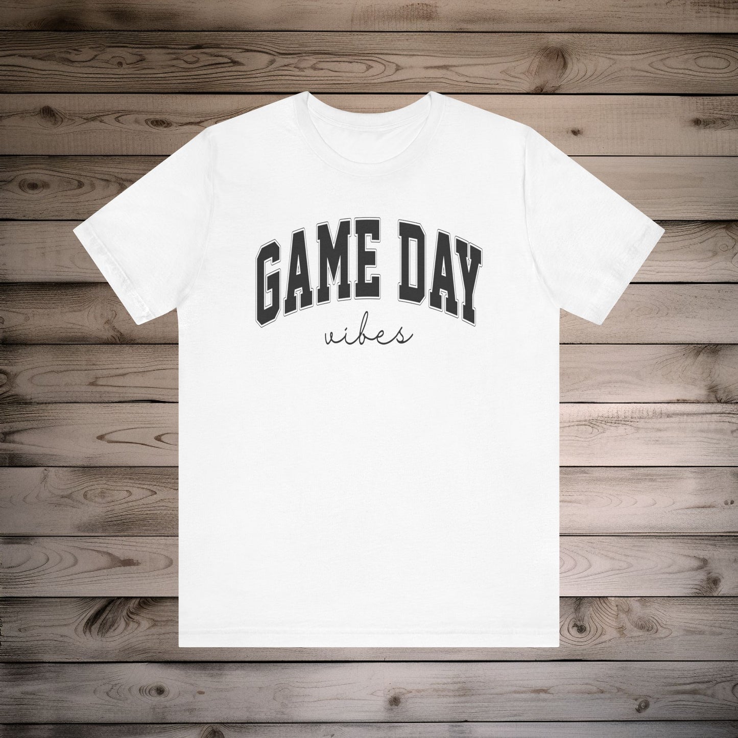 Game Day Vibes - Unisex Jersey Lightweight Tee